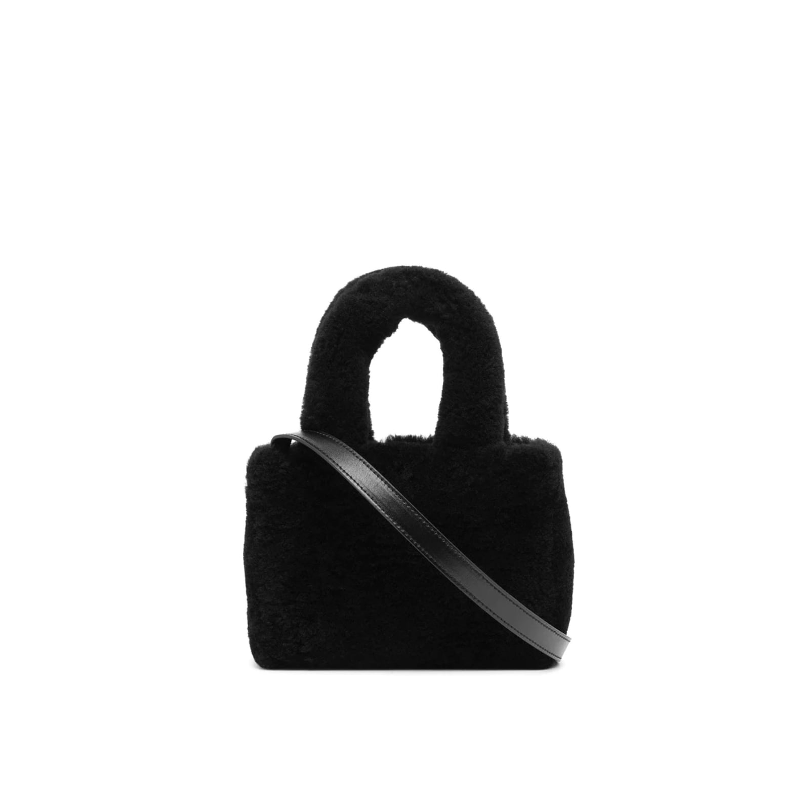 Shop Amina Muaddi Giuly Handbag In Black