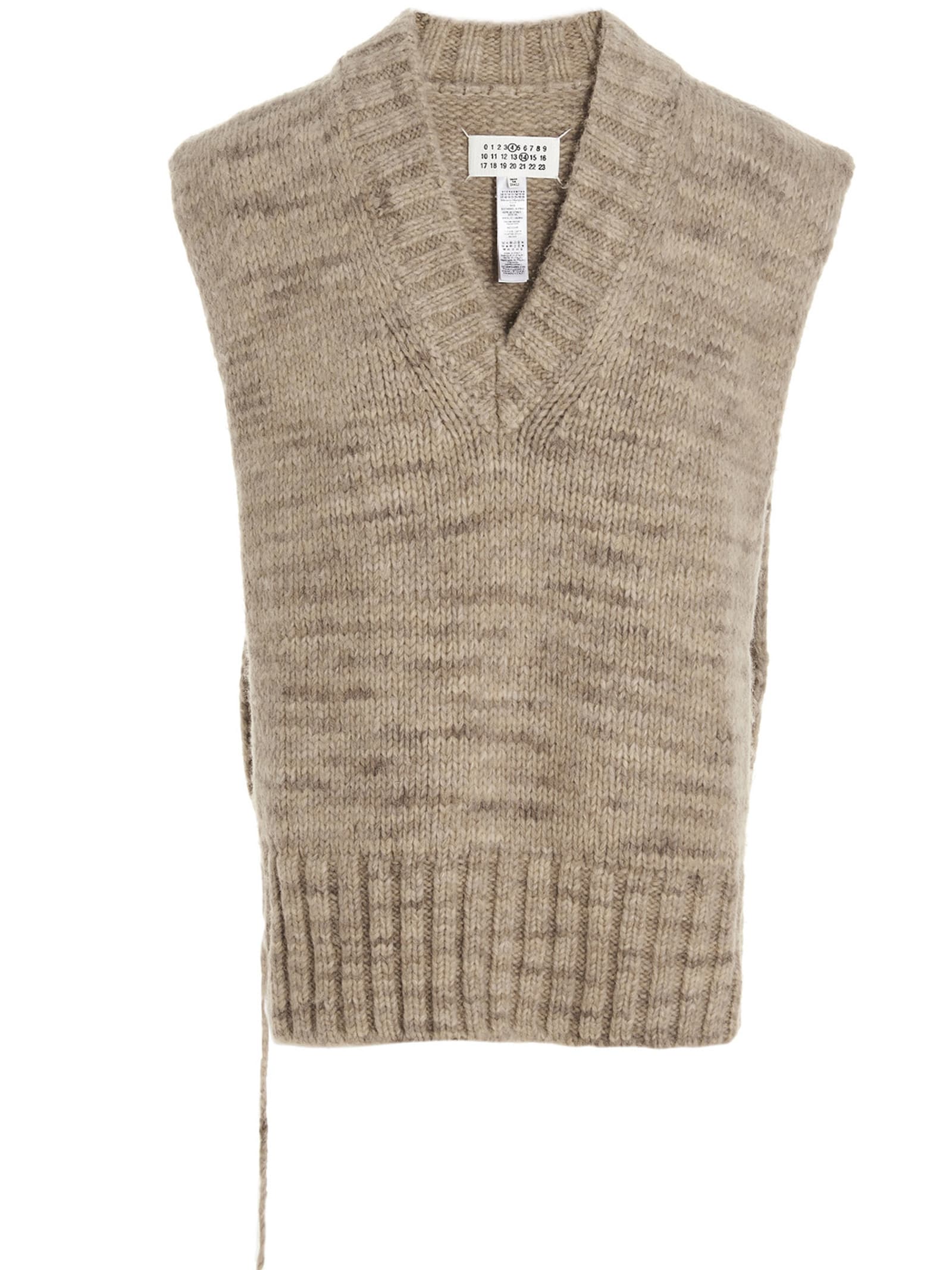 Alpaca Wool And Cotton Blend Vest