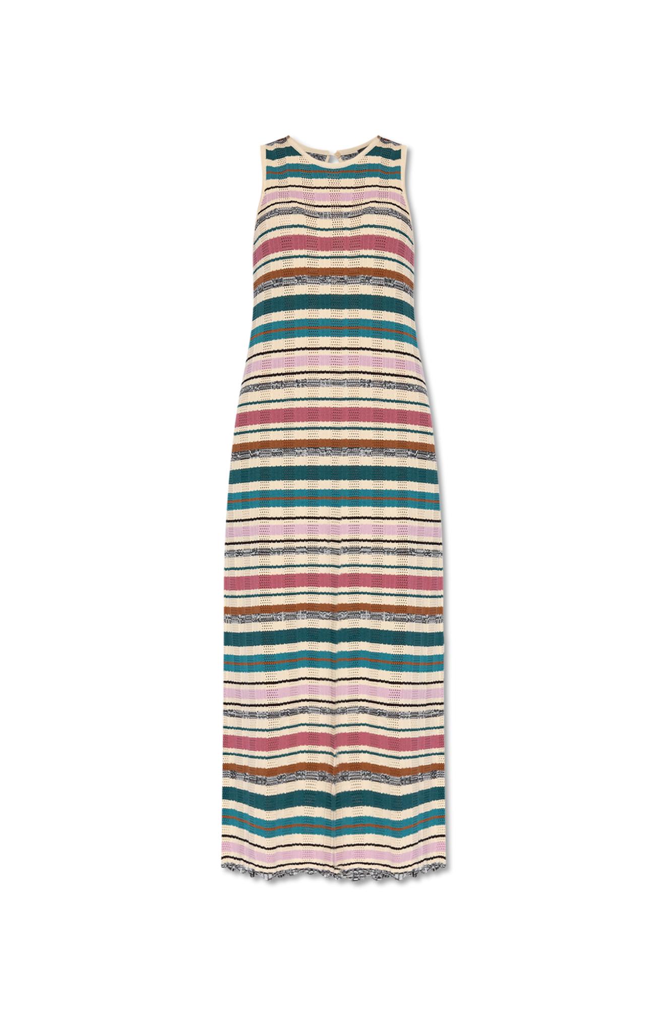 Ps Paul Smith Ps Paul Smith Striped Pattern Dress