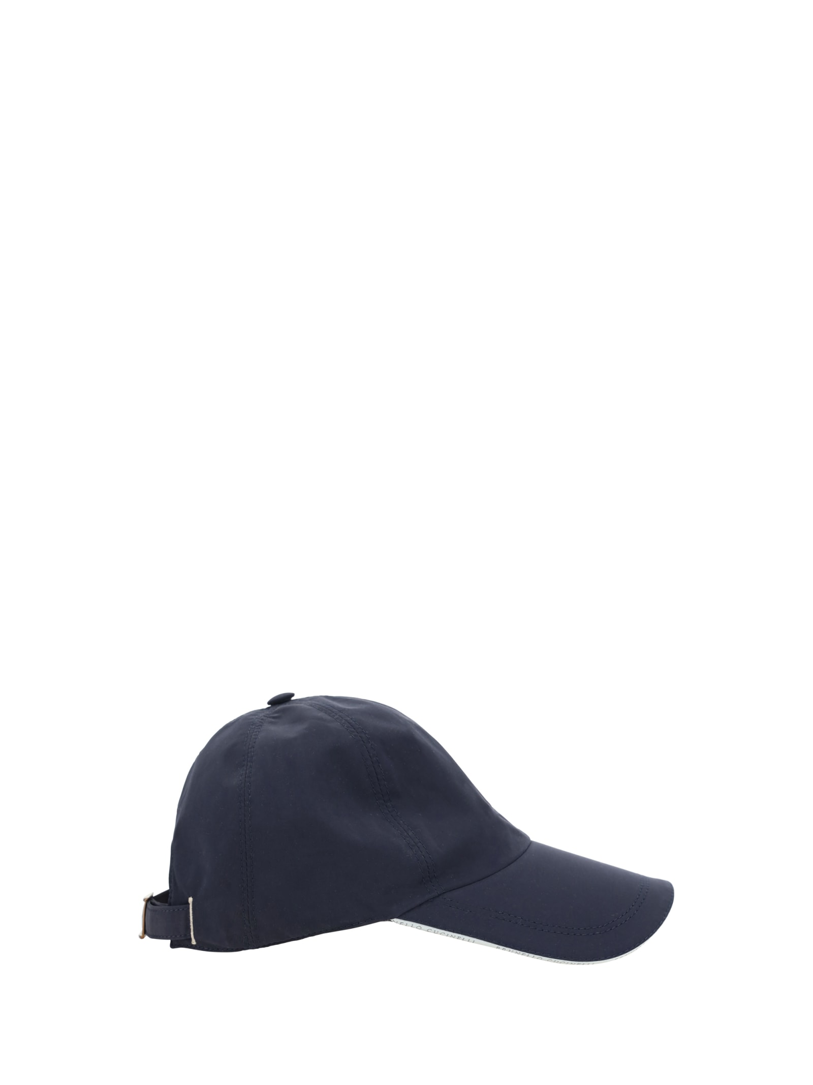 Shop Brunello Cucinelli Baseball Hat In Blue