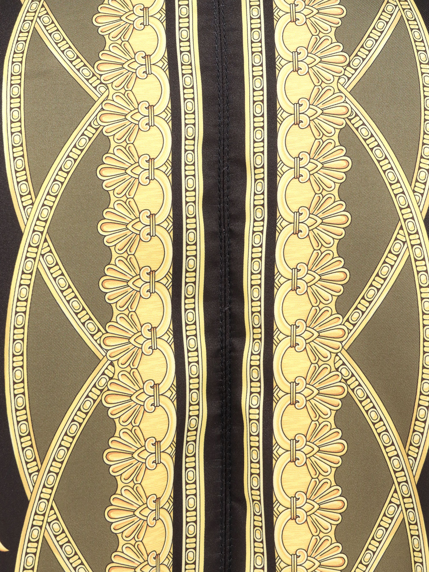 Versace Padded Jacket With Iconic Print On The Back This Product Contains Econyl In Black