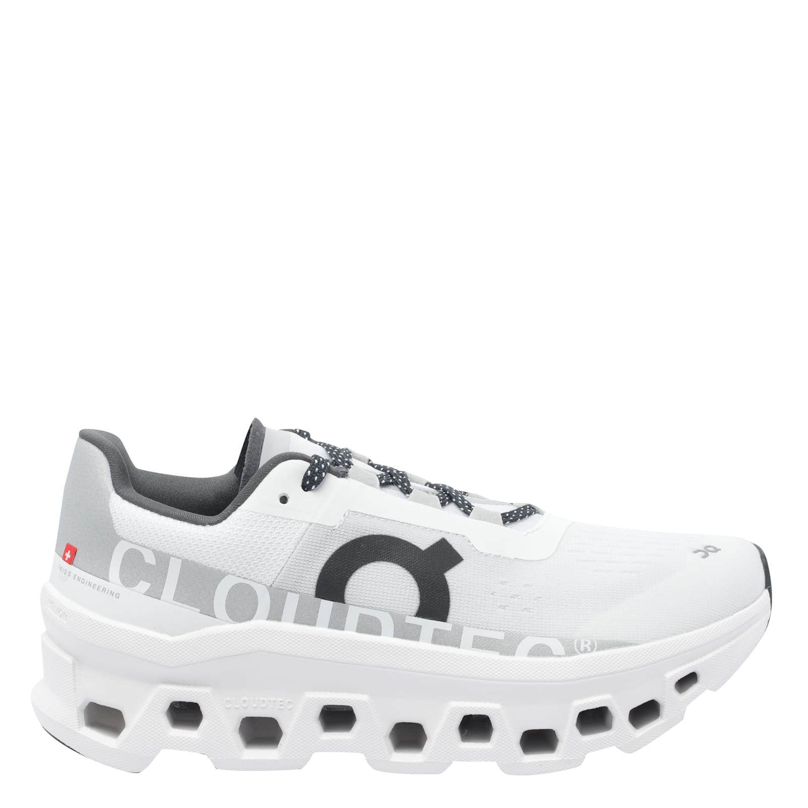 On Women's Cloudmster Road Running Sneakers In All White In White