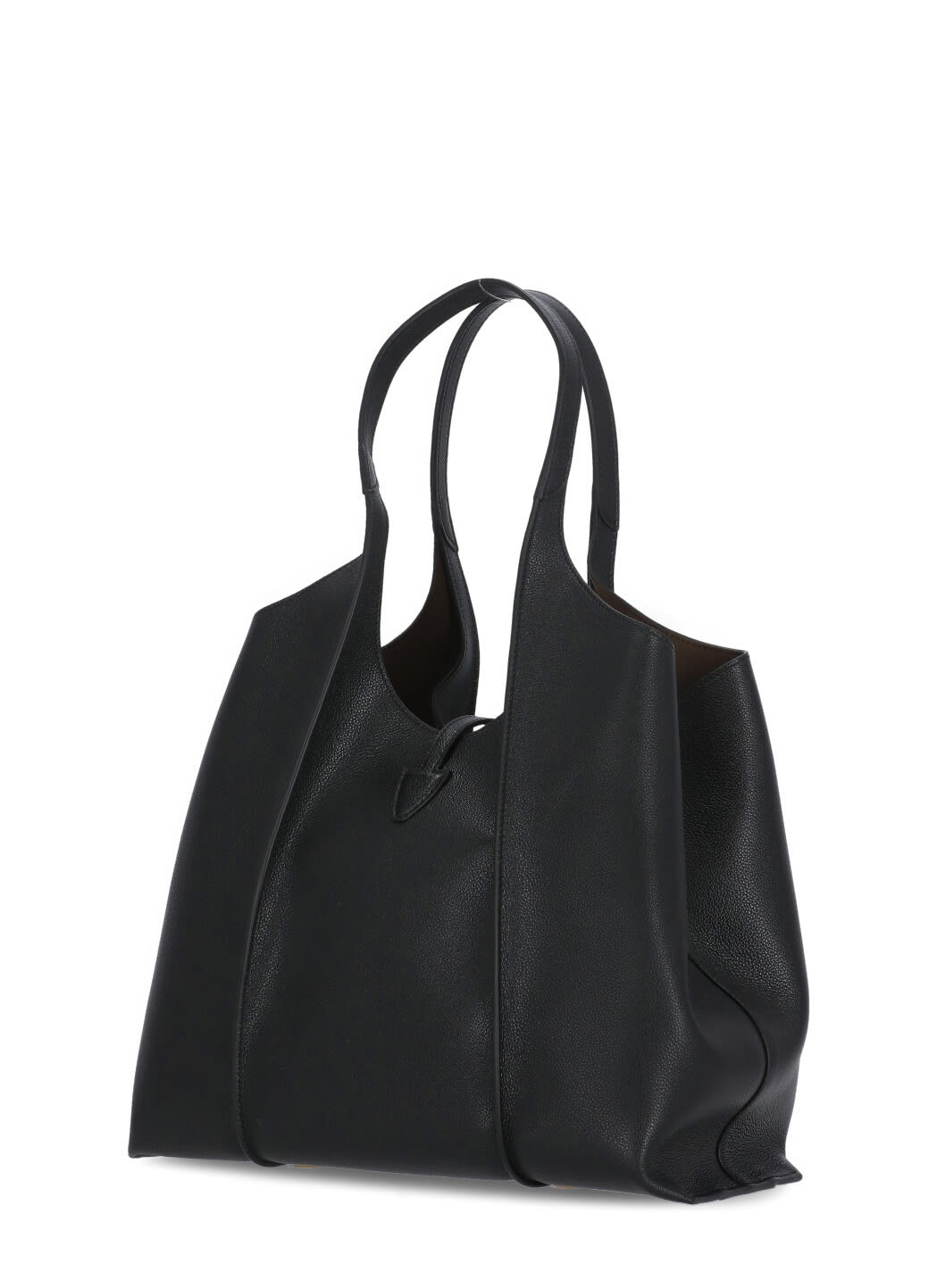 Tod's T Timeless Shopping Bag In Black