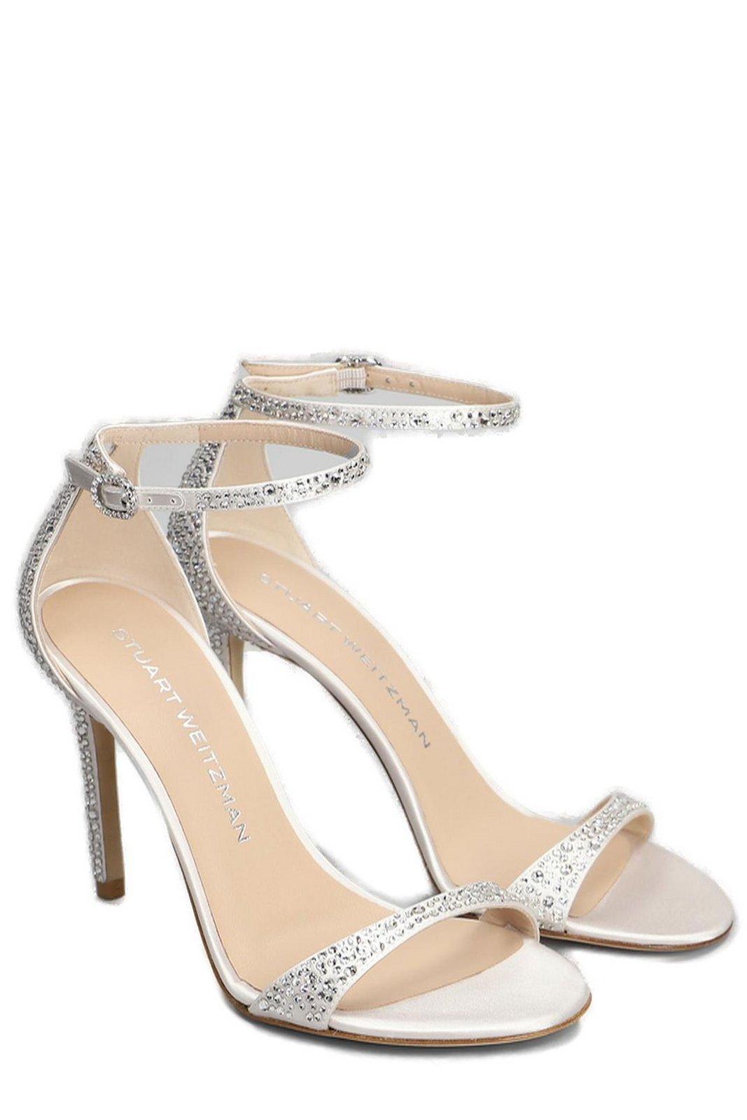 Stuart Weitzman Nudist Shine Sandals