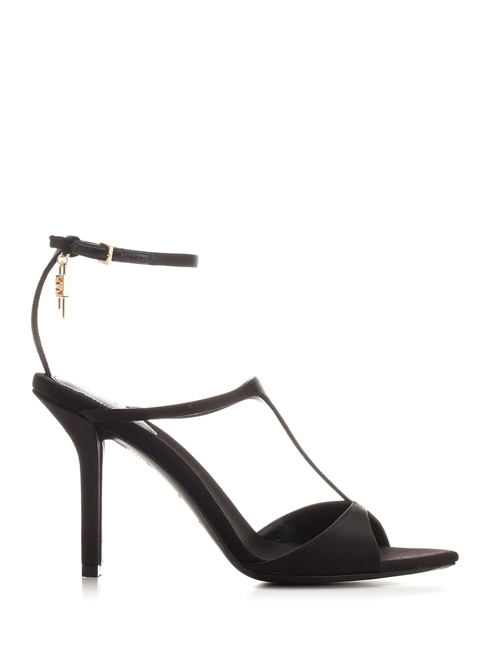Shop Givenchy G-lock Sandals In Black