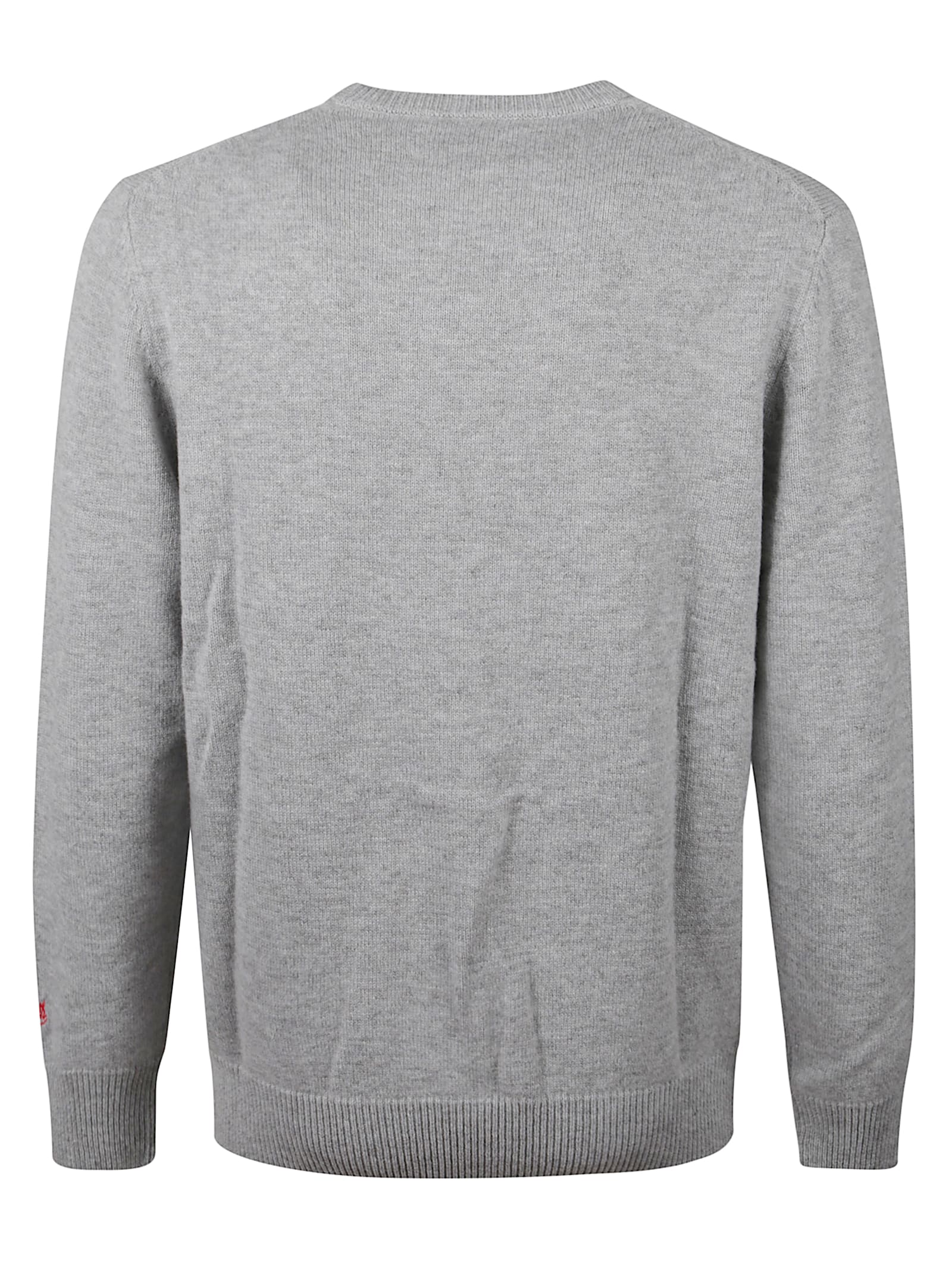 Mc2 Saint Barth Heron Long Sleeve Crew Neck Sweatshirt In Gray