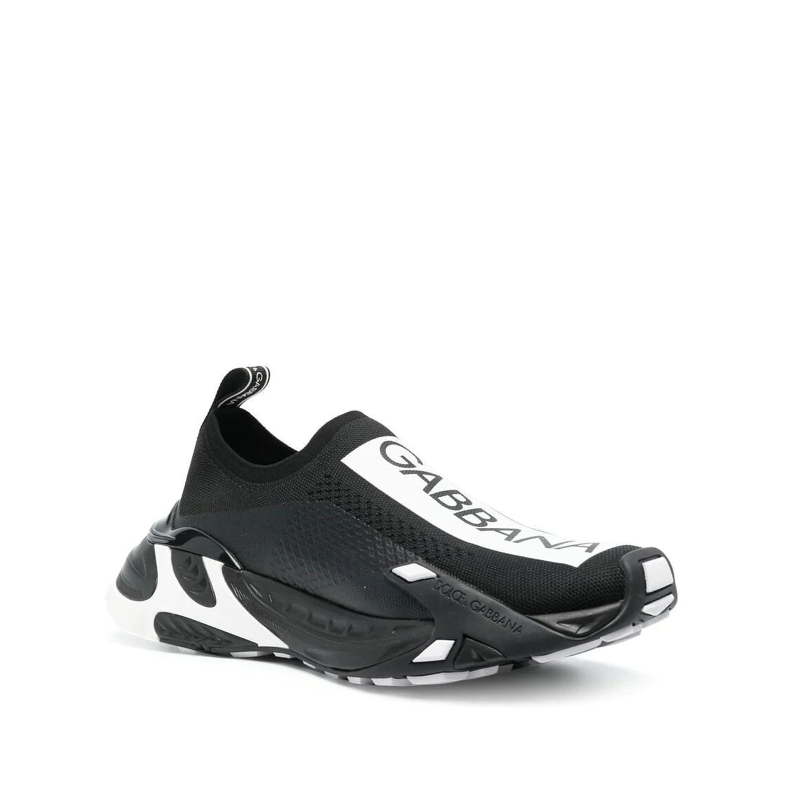 Dolce & Gabbana Logo Sneakers In Black