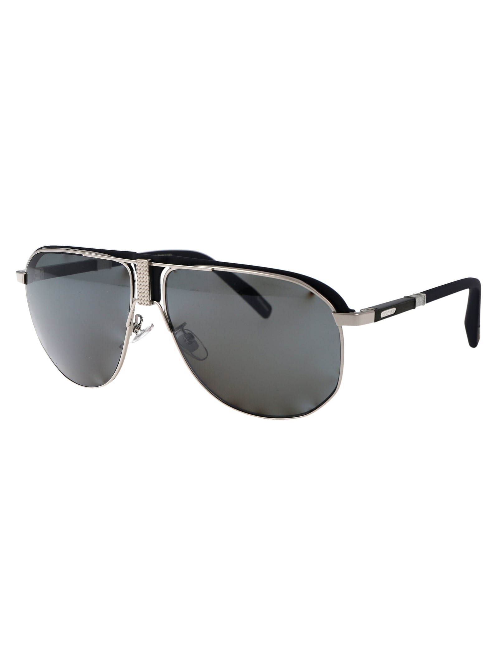 Shop Chopard Schf82 Sunglasses In 579p Grey