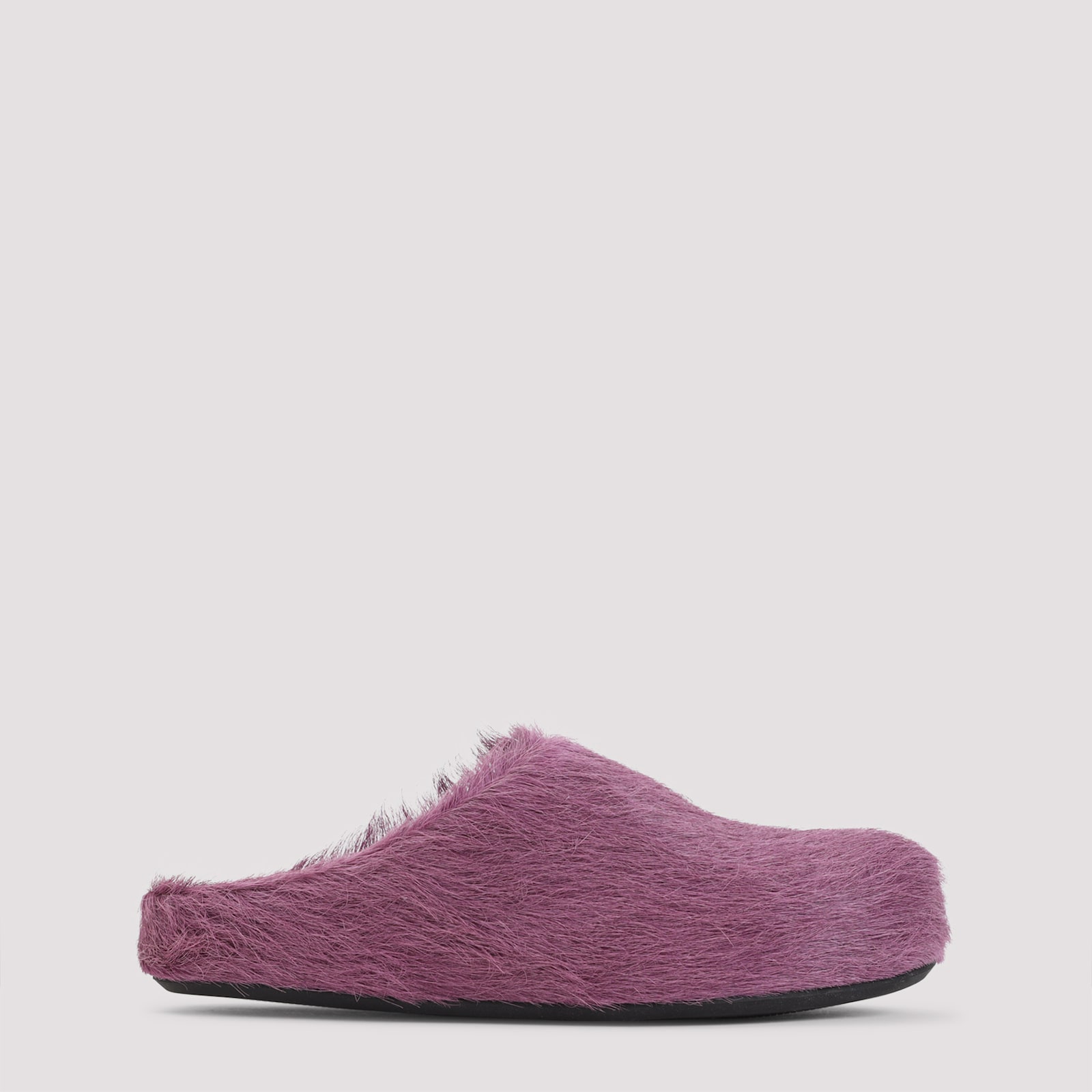 Marni Slip-on Mule Sandals In Textured Calf Hair