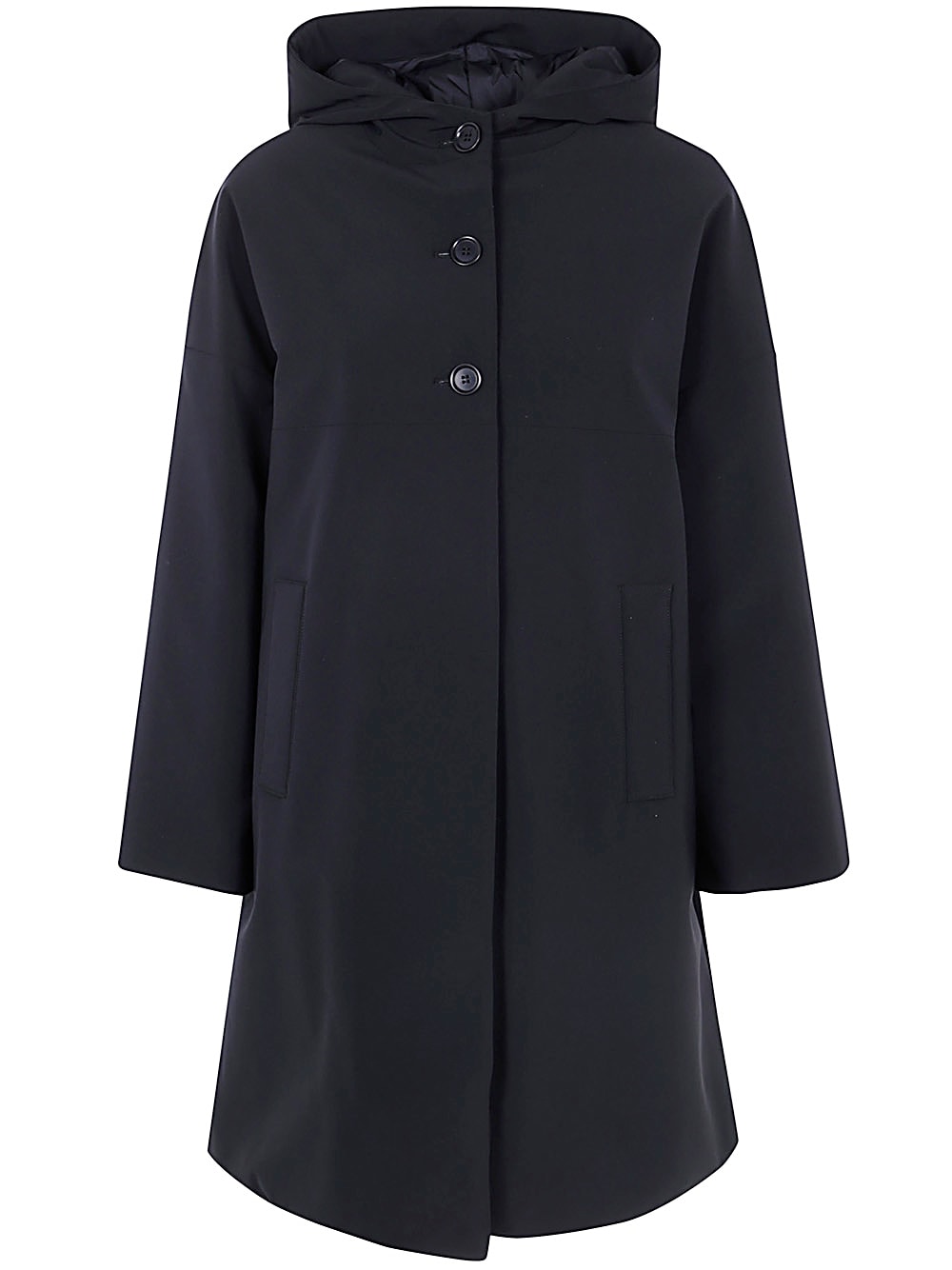 Shop Aspesi Sheena Coat In Black