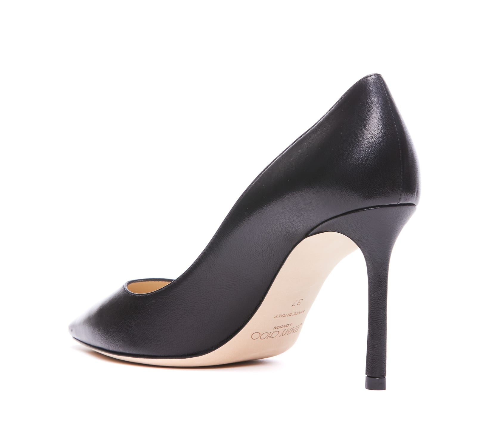 Jimmy Choo Love 85 Leather Pumps In Black