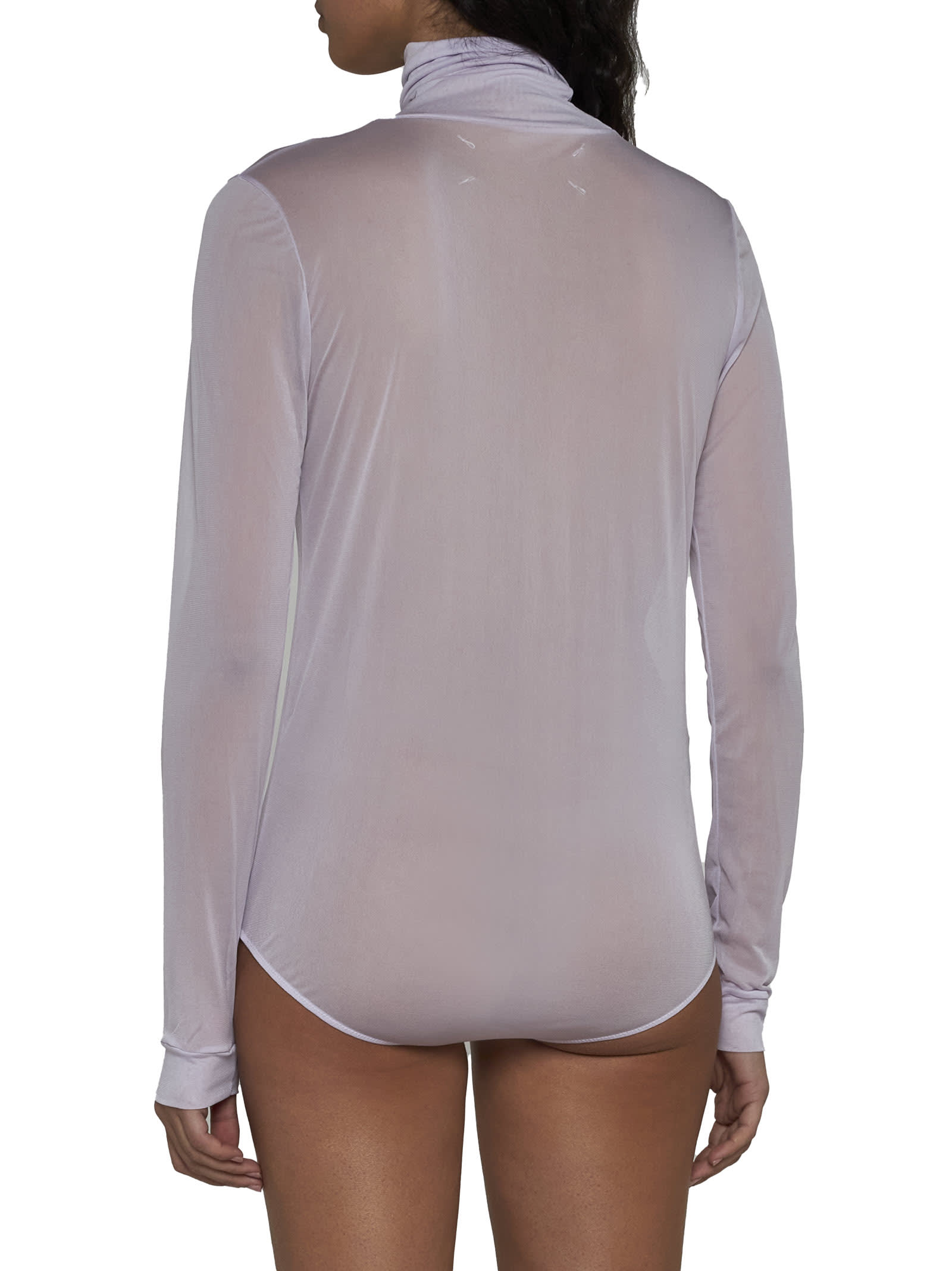 Shop Maison Margiela Top In Purple