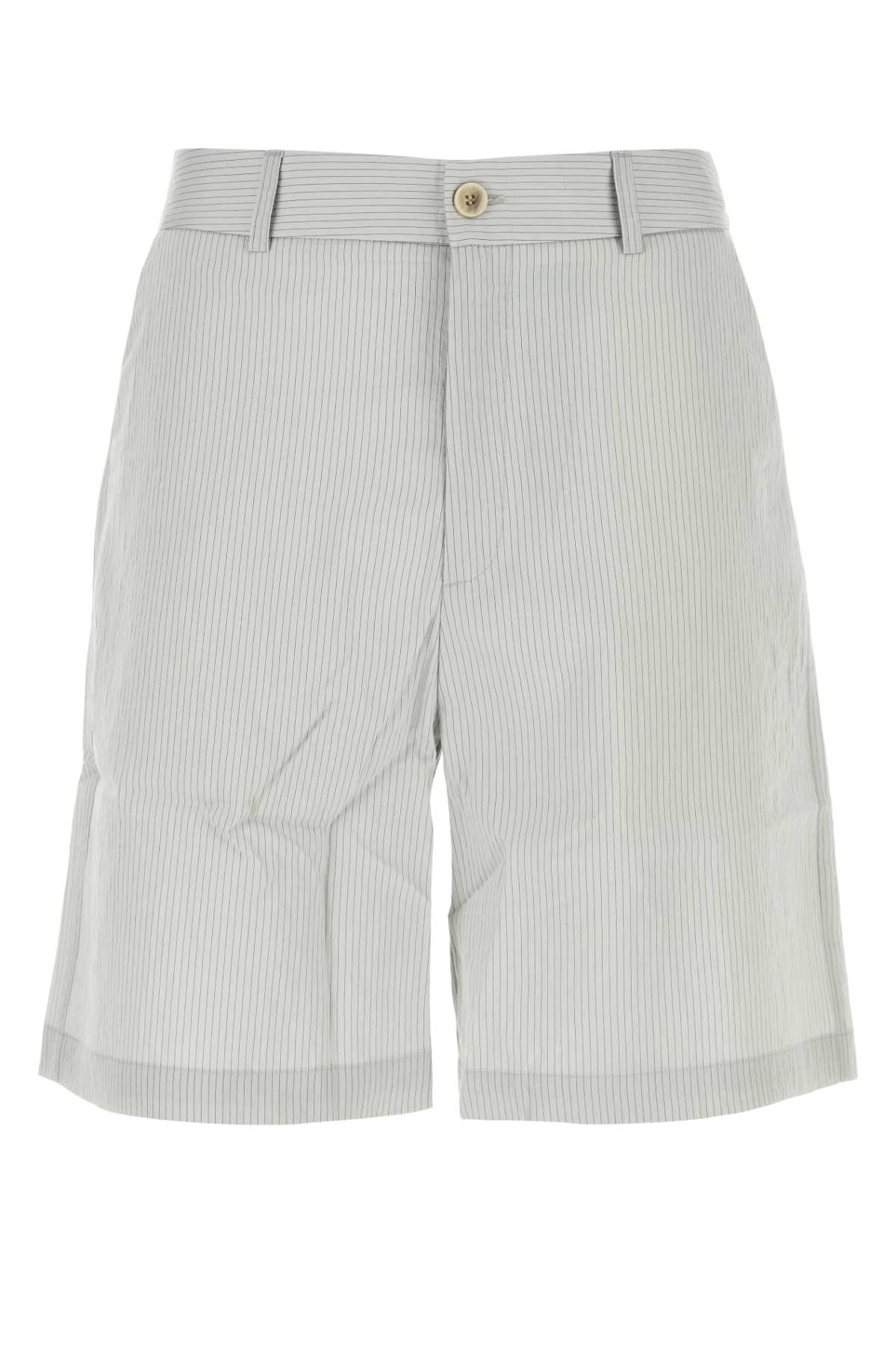 Embroidered Modal Blend Nicolas Bermuda Shorts