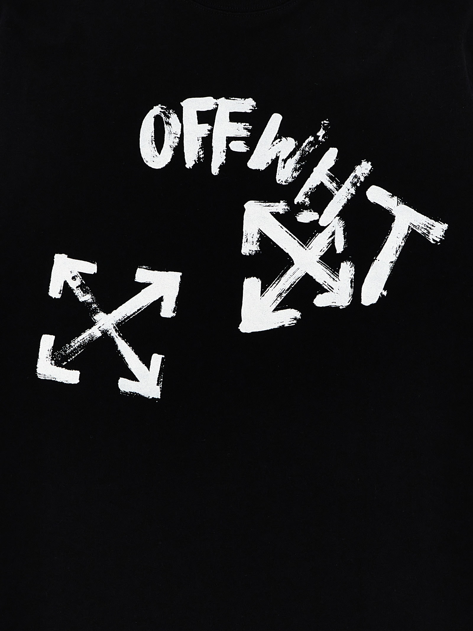 OFF-WHITE C/O VIRGIL ABLOH - Script brand-print cotton-jersey T-shirt