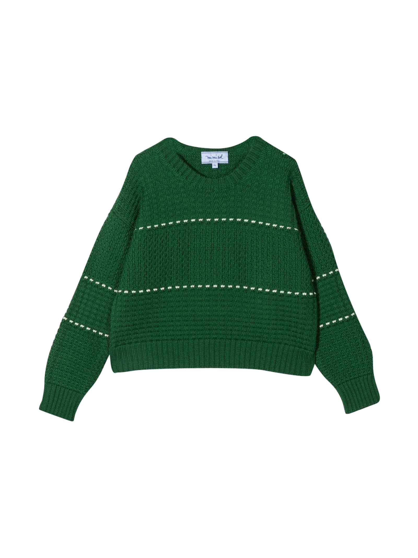MiMiSol Mi Mi Sol Girls Green Sweater