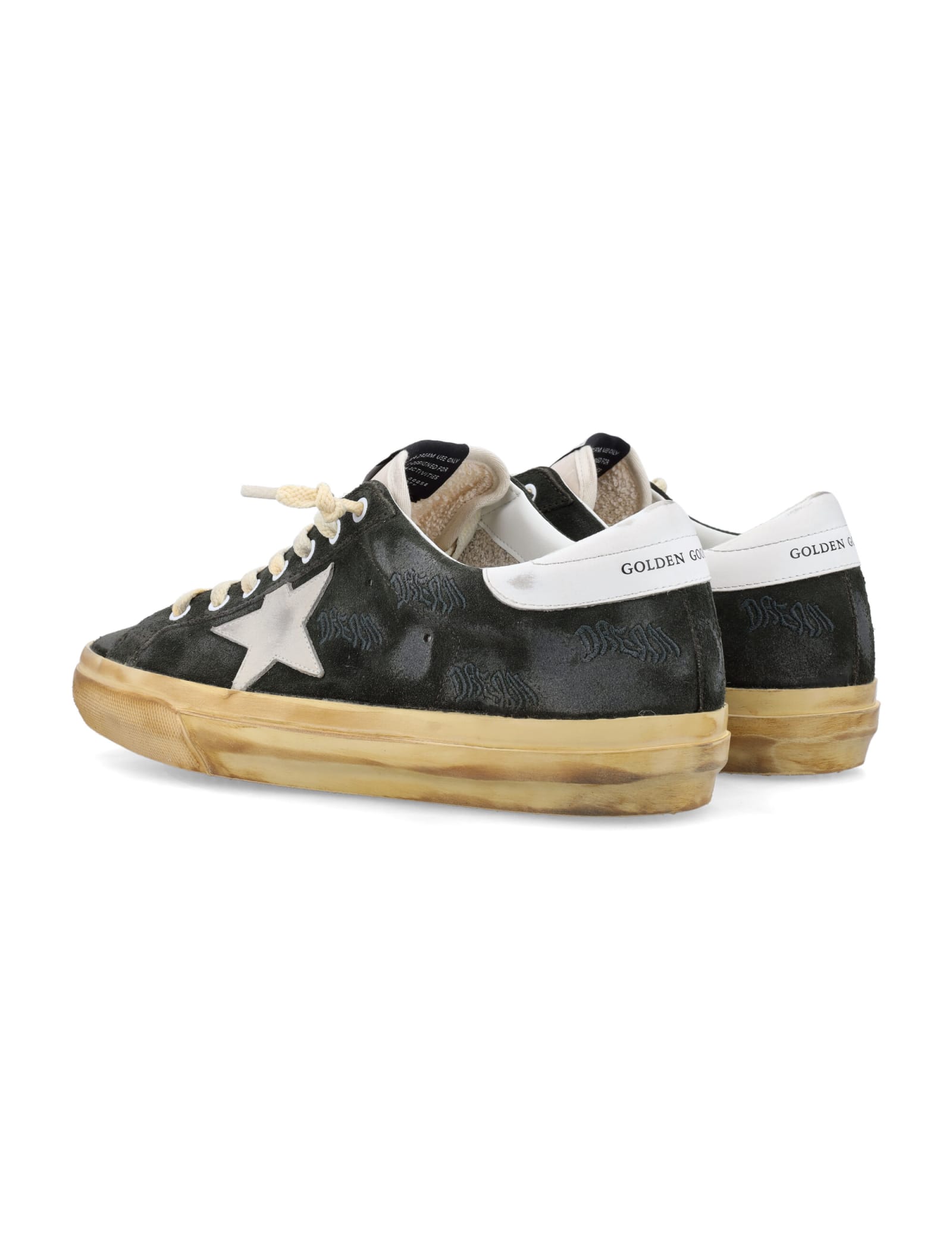 Shop Golden Goose Superstar Sneakers In Dark Green