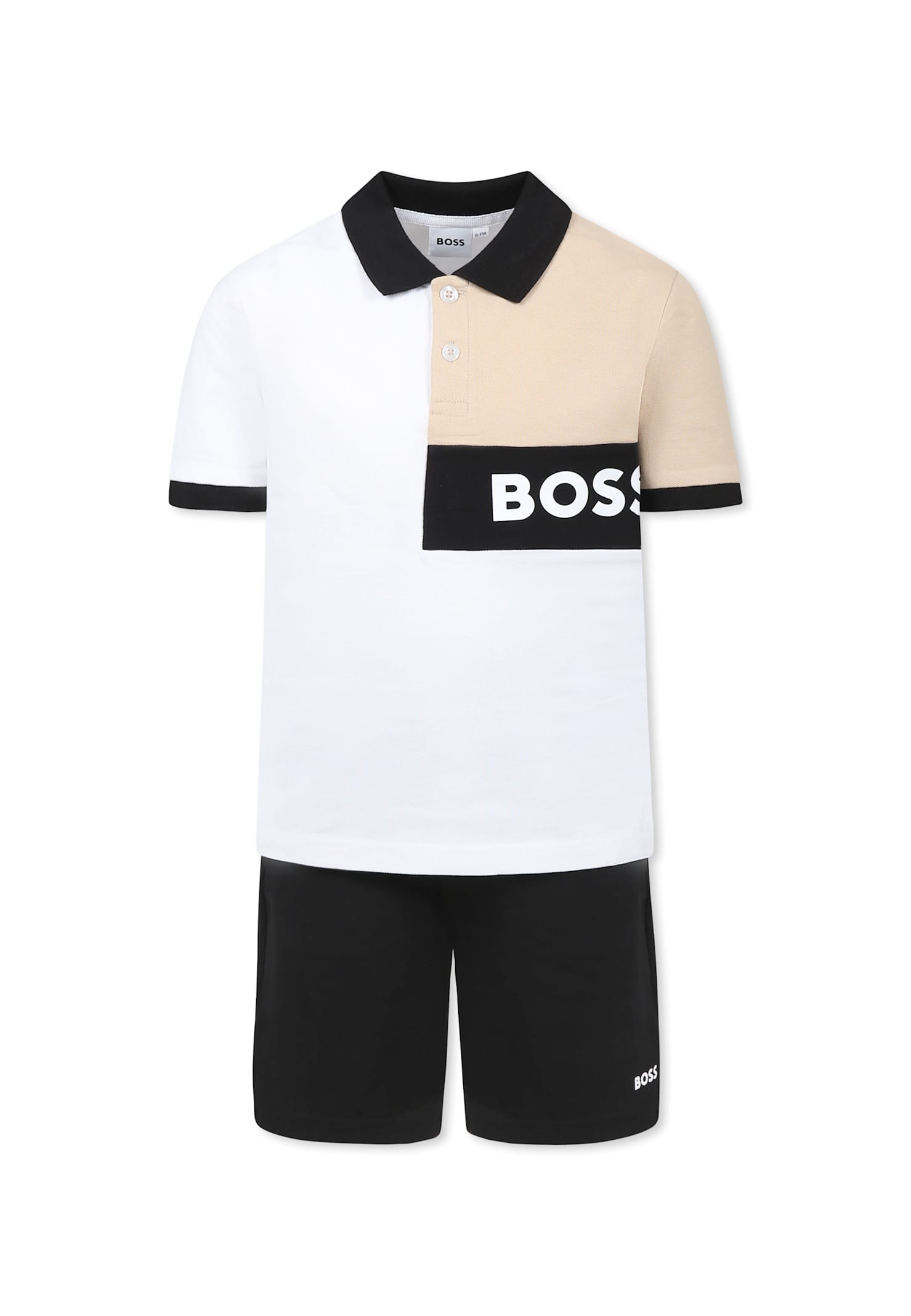 Hugo Boss Multicolor Suit For Boy With Logo In Multicolor