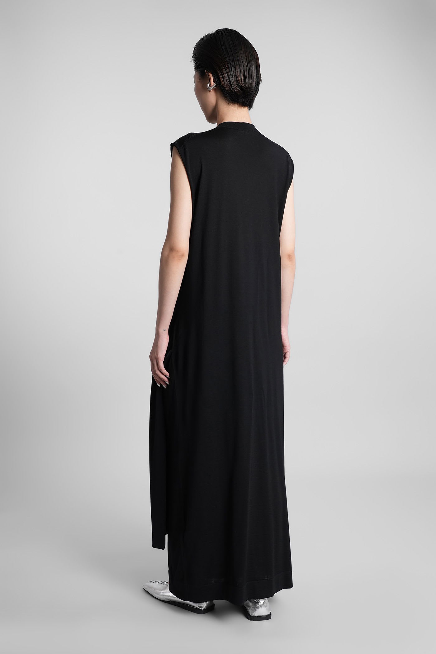 Jil Sander In Black Wool In Black