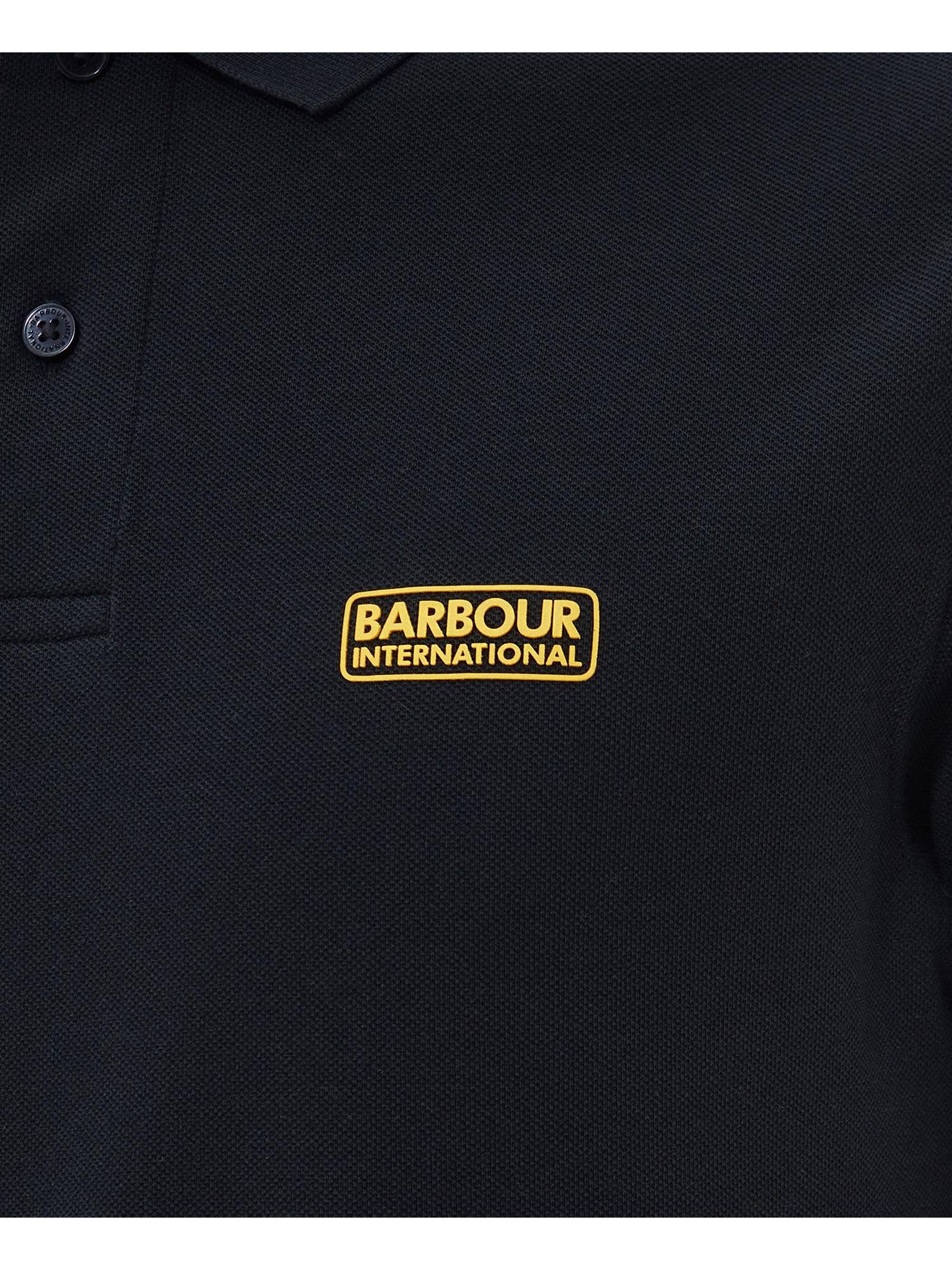 Shop Barbour T-shirts And Polos Black