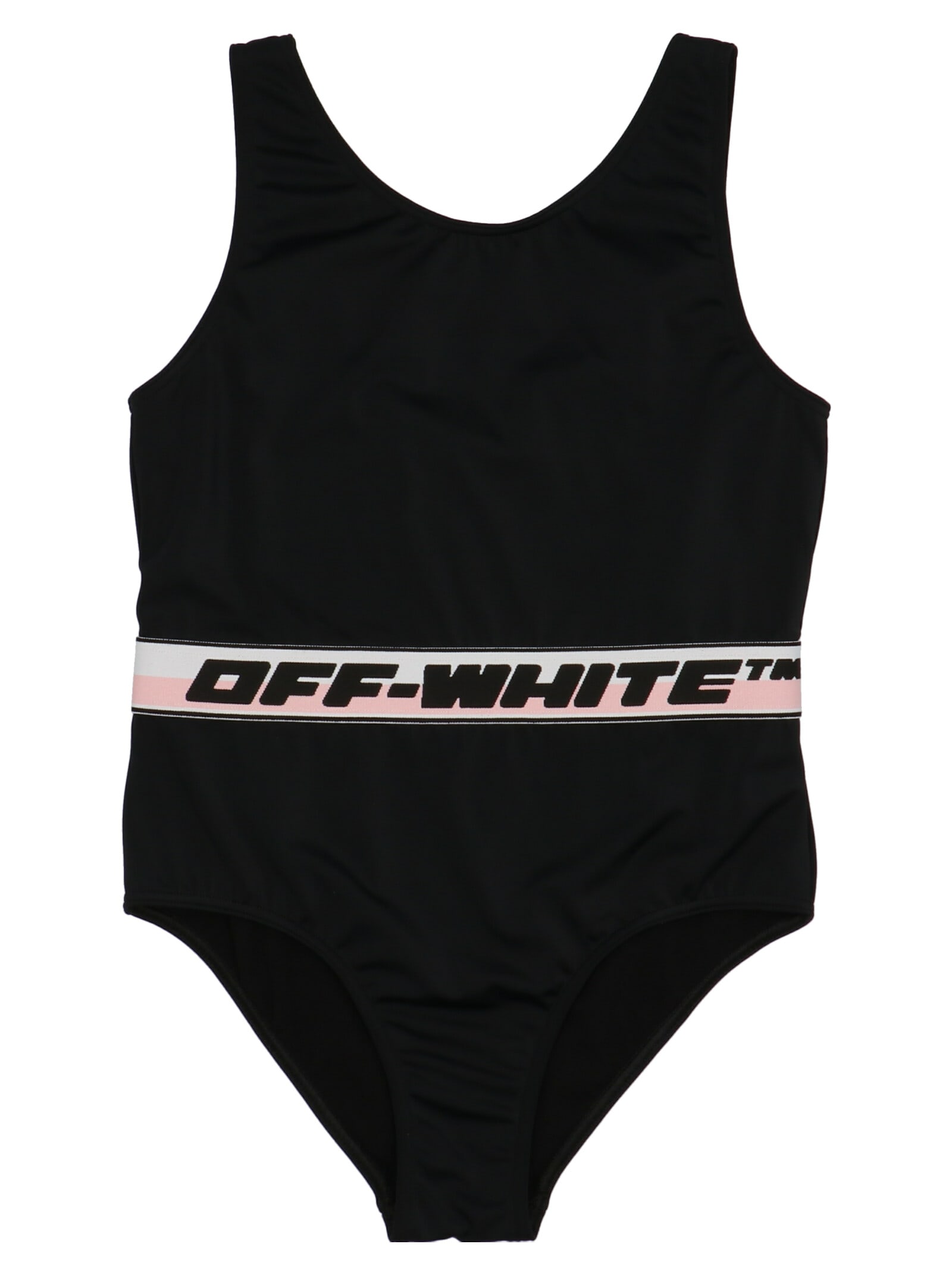 Off-White logo Band One-piece Swimsuit