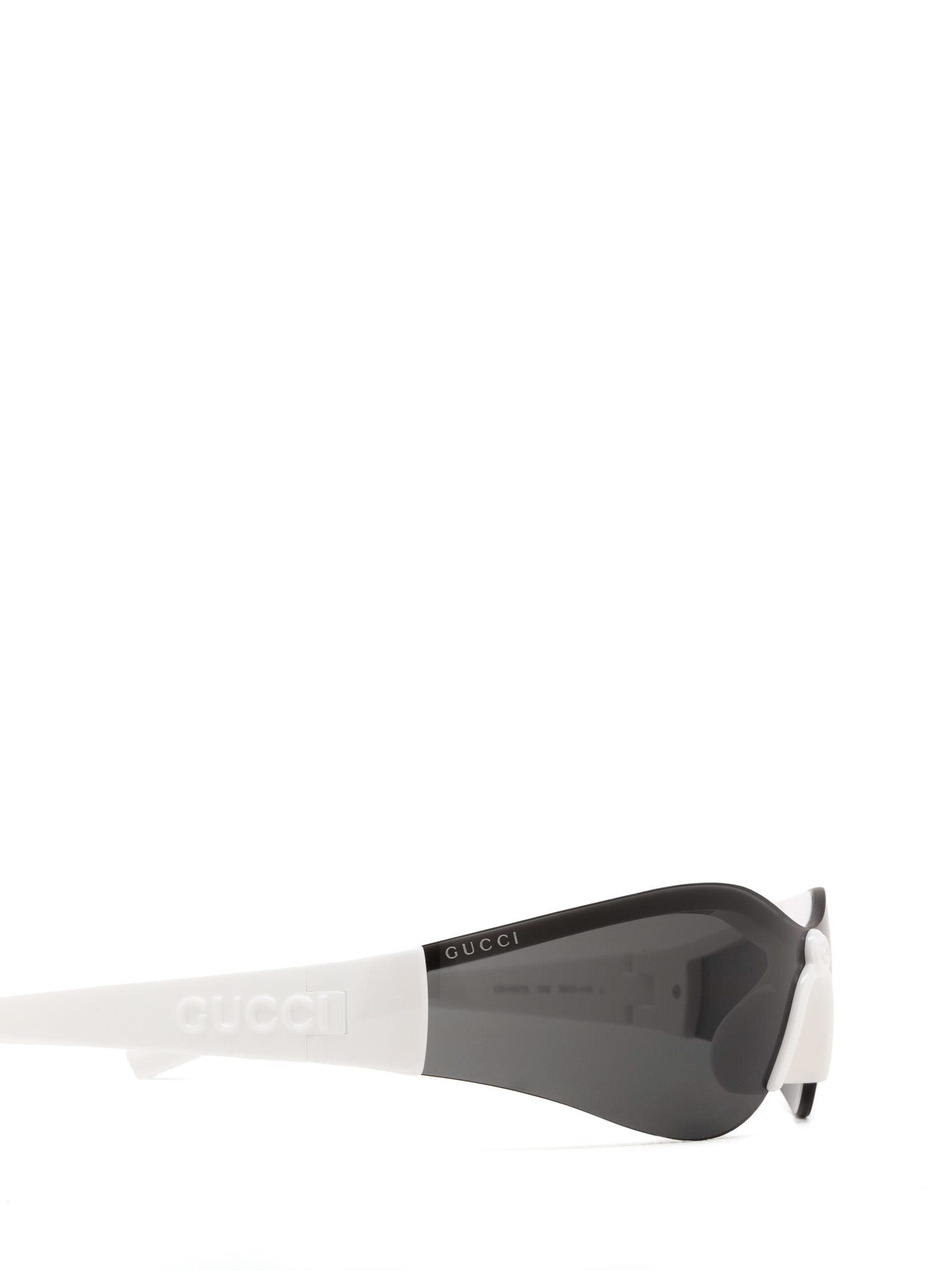 Shop Gucci Gg1651s White Sunglasses