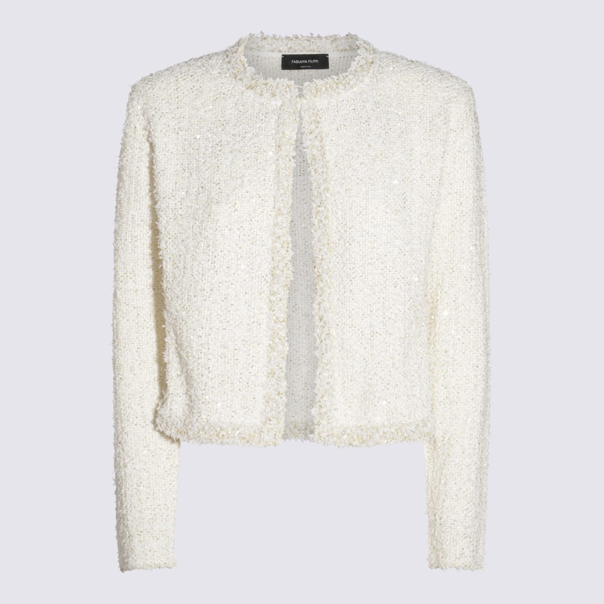 FABIANA FILIPPI WHITE COTTON KNITWEAR