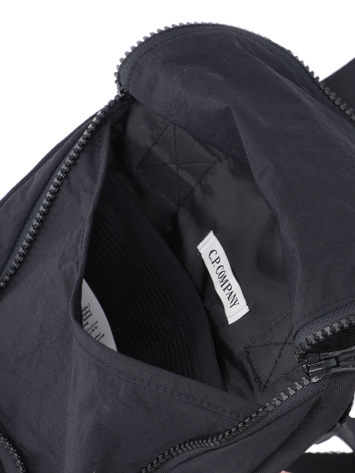 C.p. Company Mini Crossbody Bag Plane Paper Touch In Black