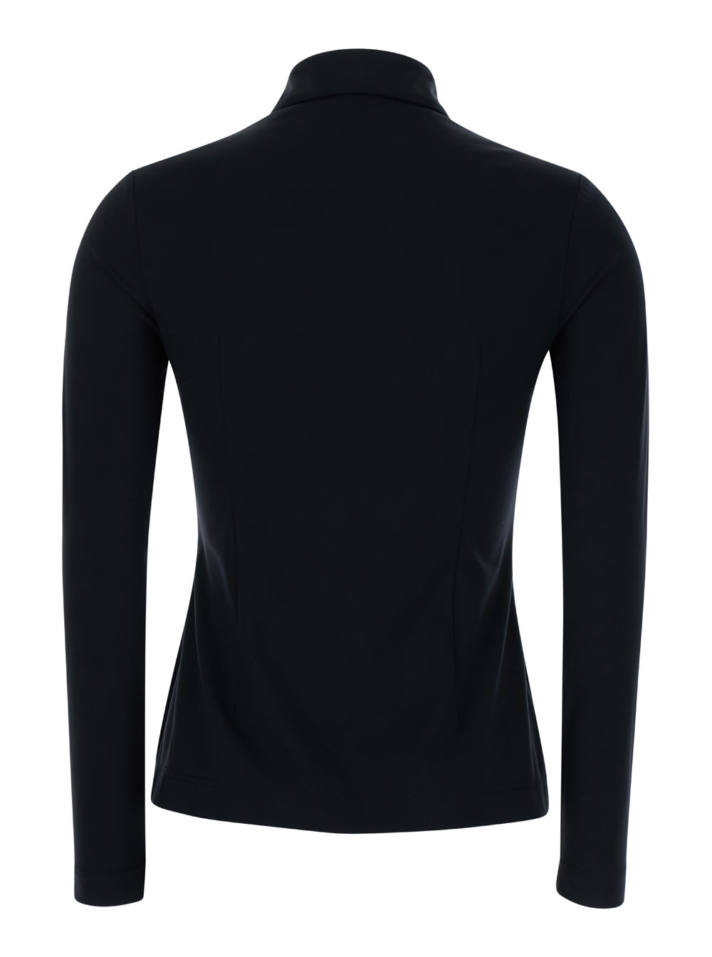 Shop Balenciaga Black Elastic Shirt In Techno Fabric Stretch Woman