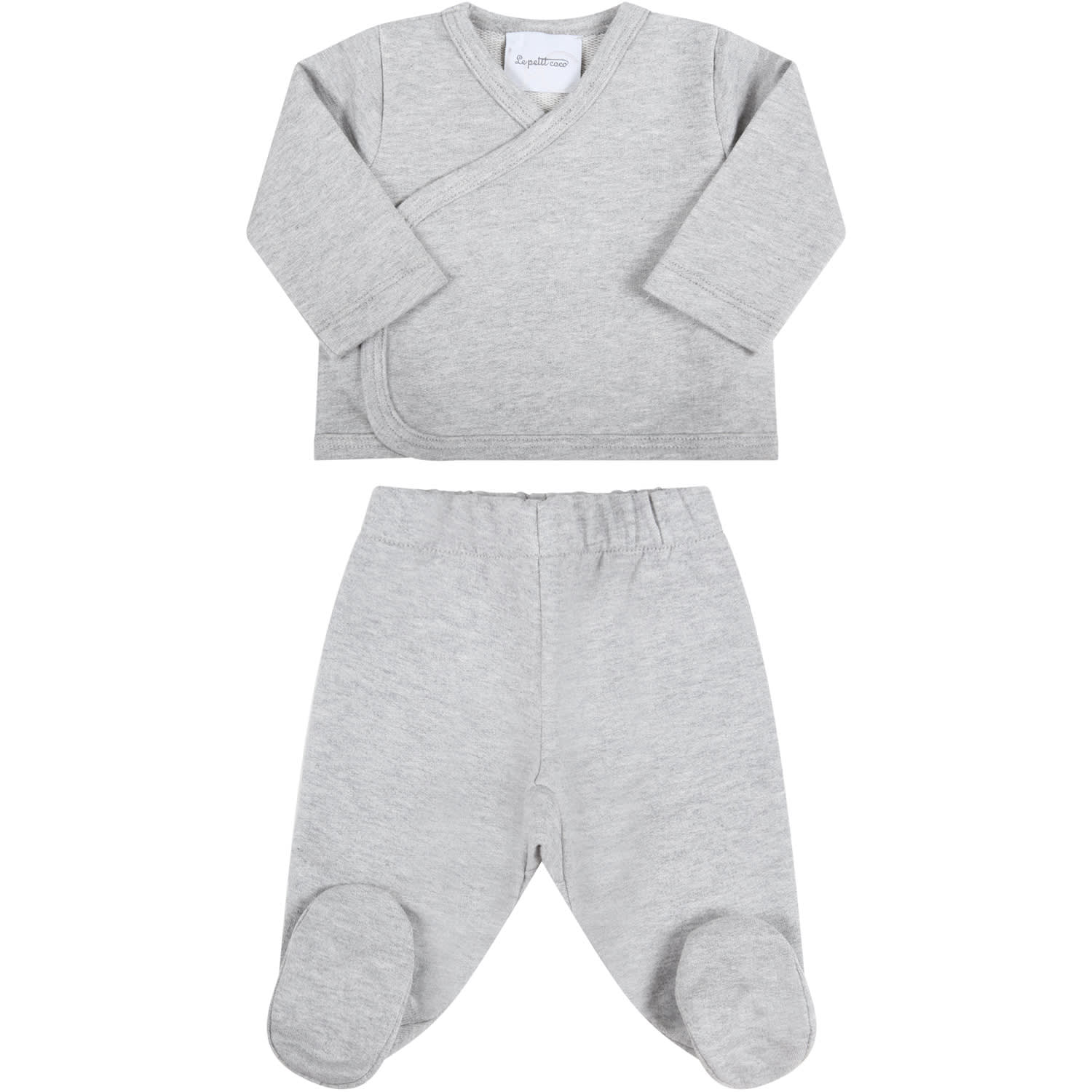 Le Petit Coco Grey Suit For Baby Kids