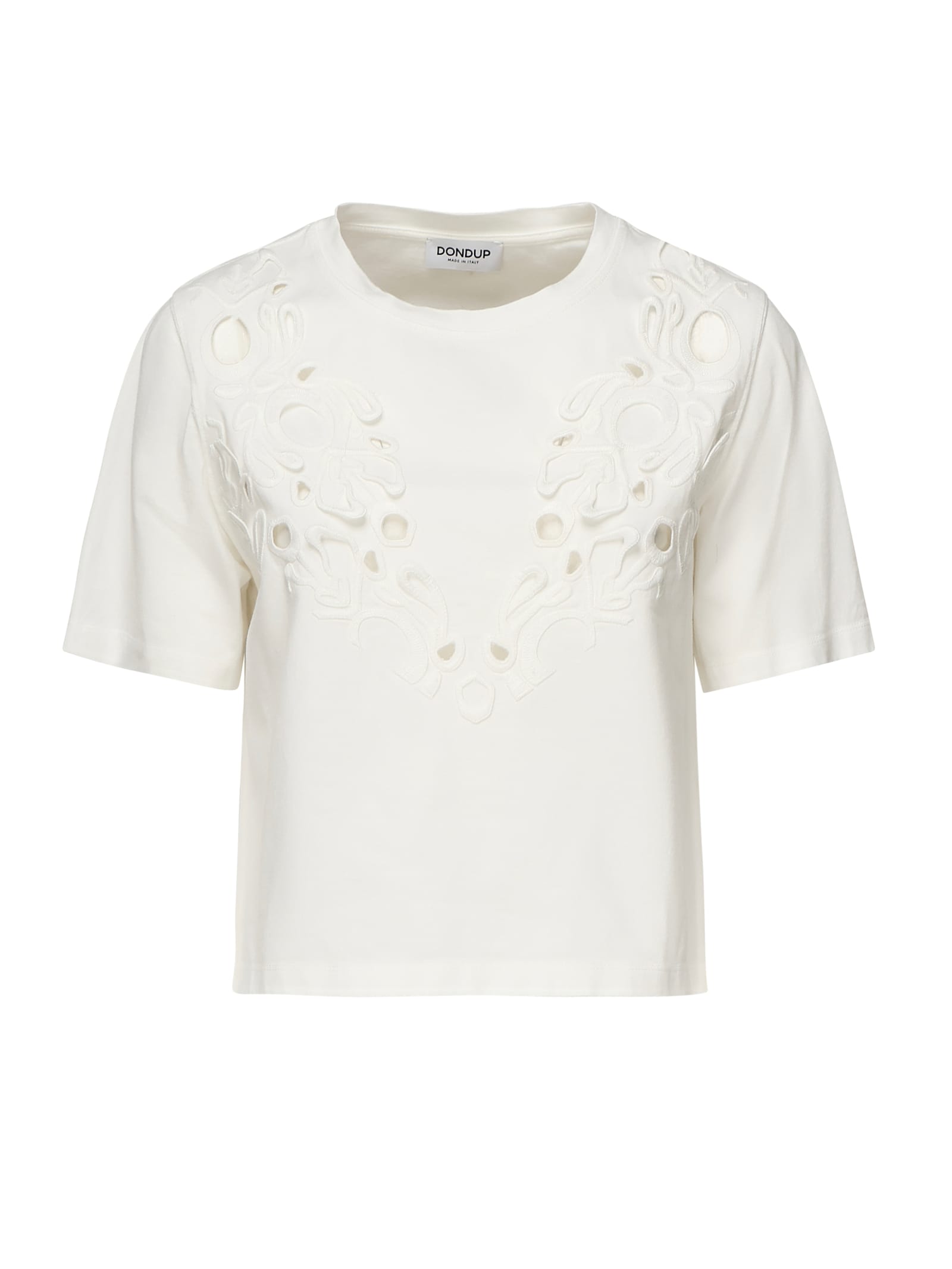 Cropped T-shirt In Cotton Jersey