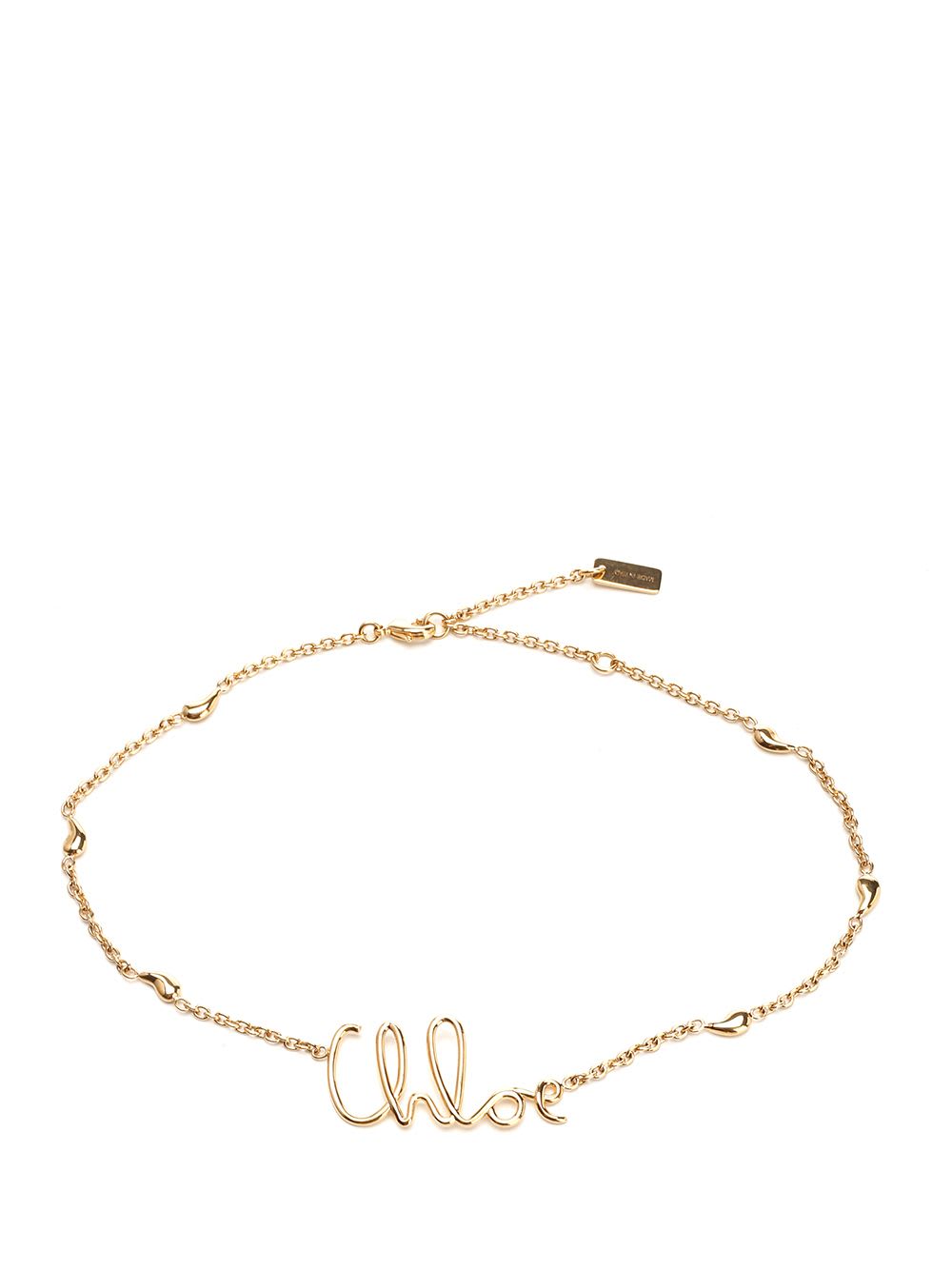 Shop Chloé Iconic Necklace In Gold