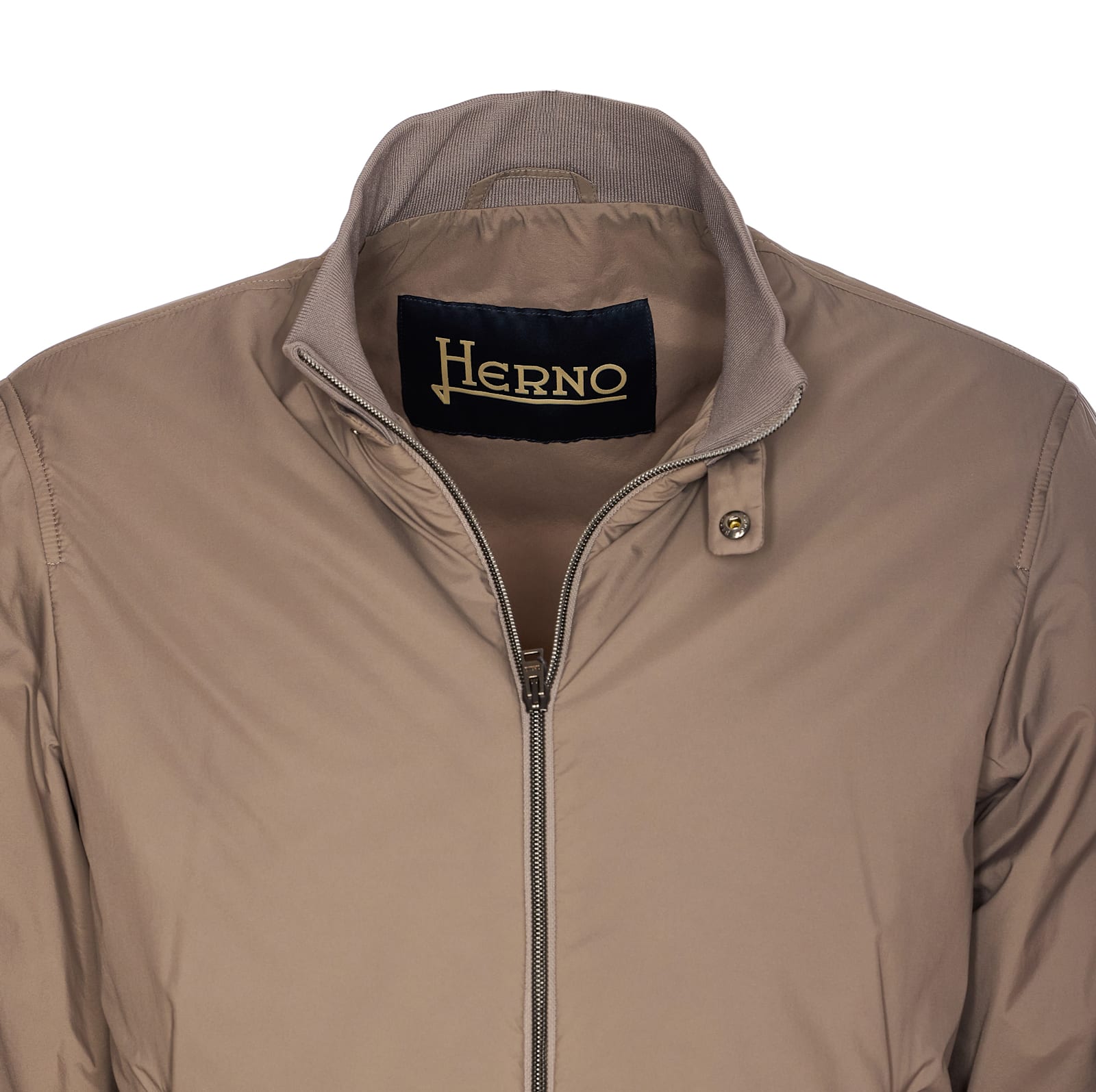 Herno Men Ecoage Bomber In Brown