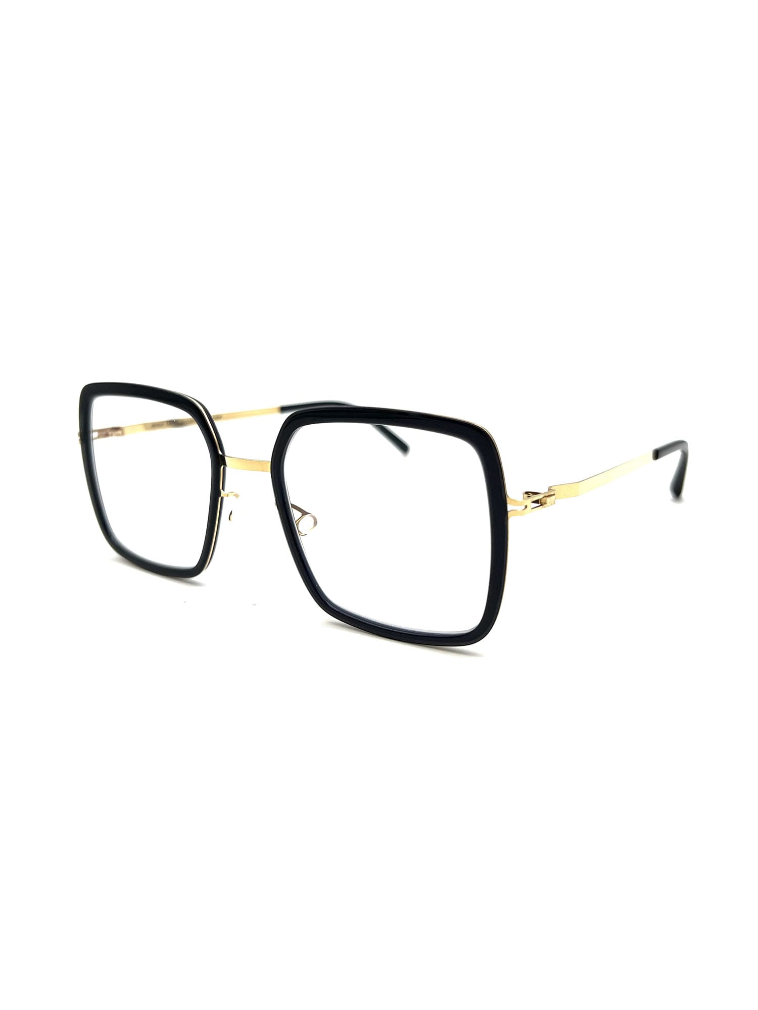 Shop Mykita Layana Eyewear In _glossy Gold/milky