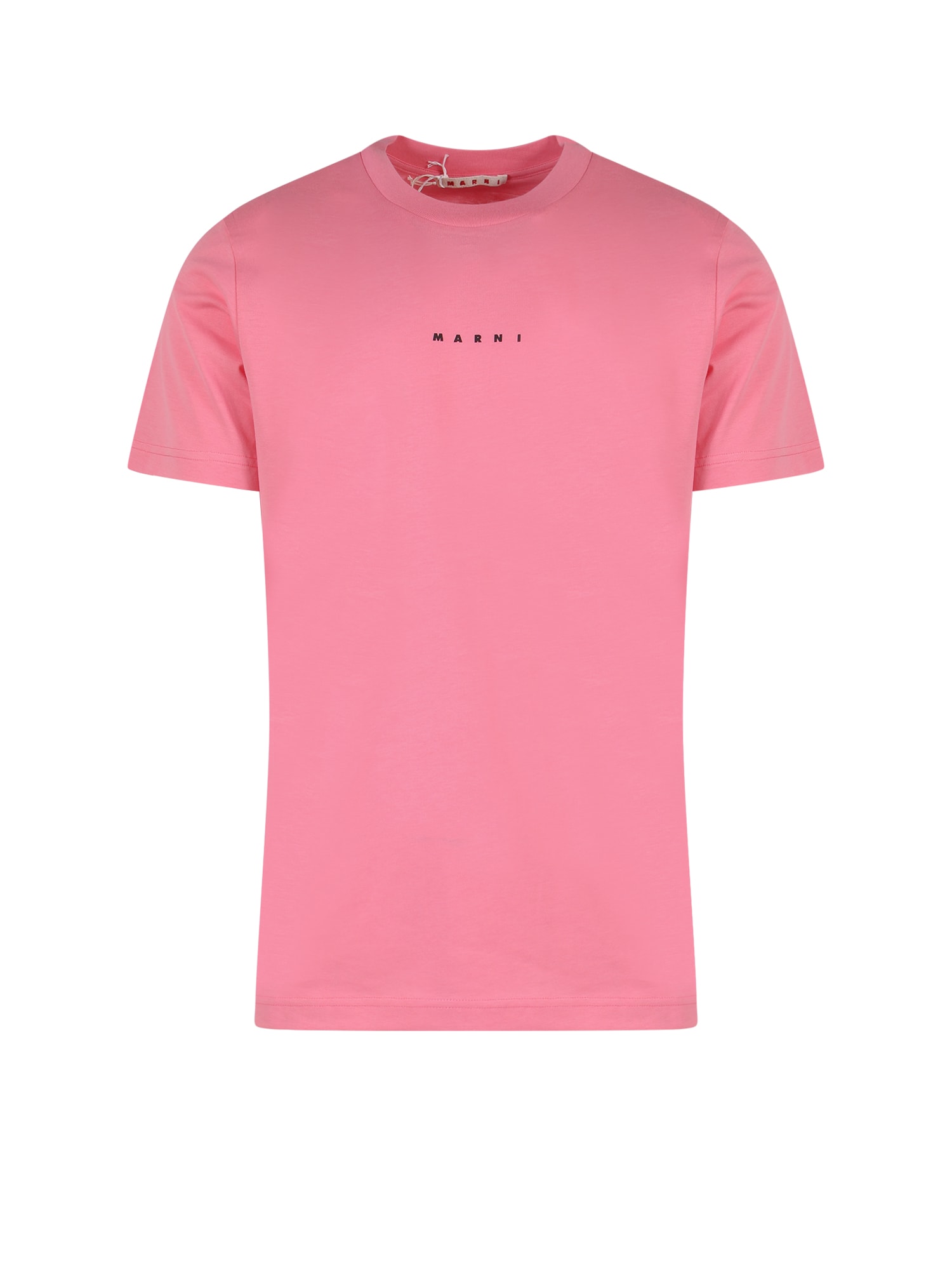 Marni Logo T-shirt In Pink