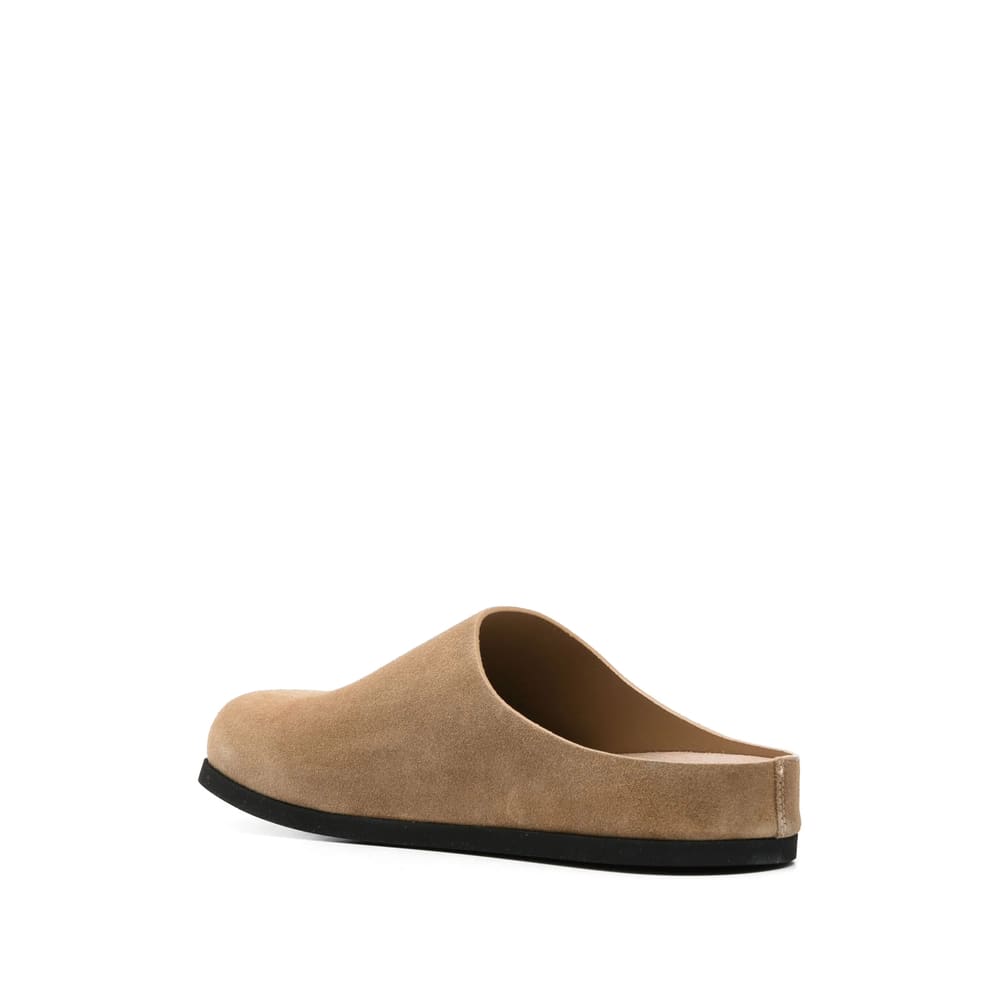 Common Projects Logo Flat Mules In Multi
