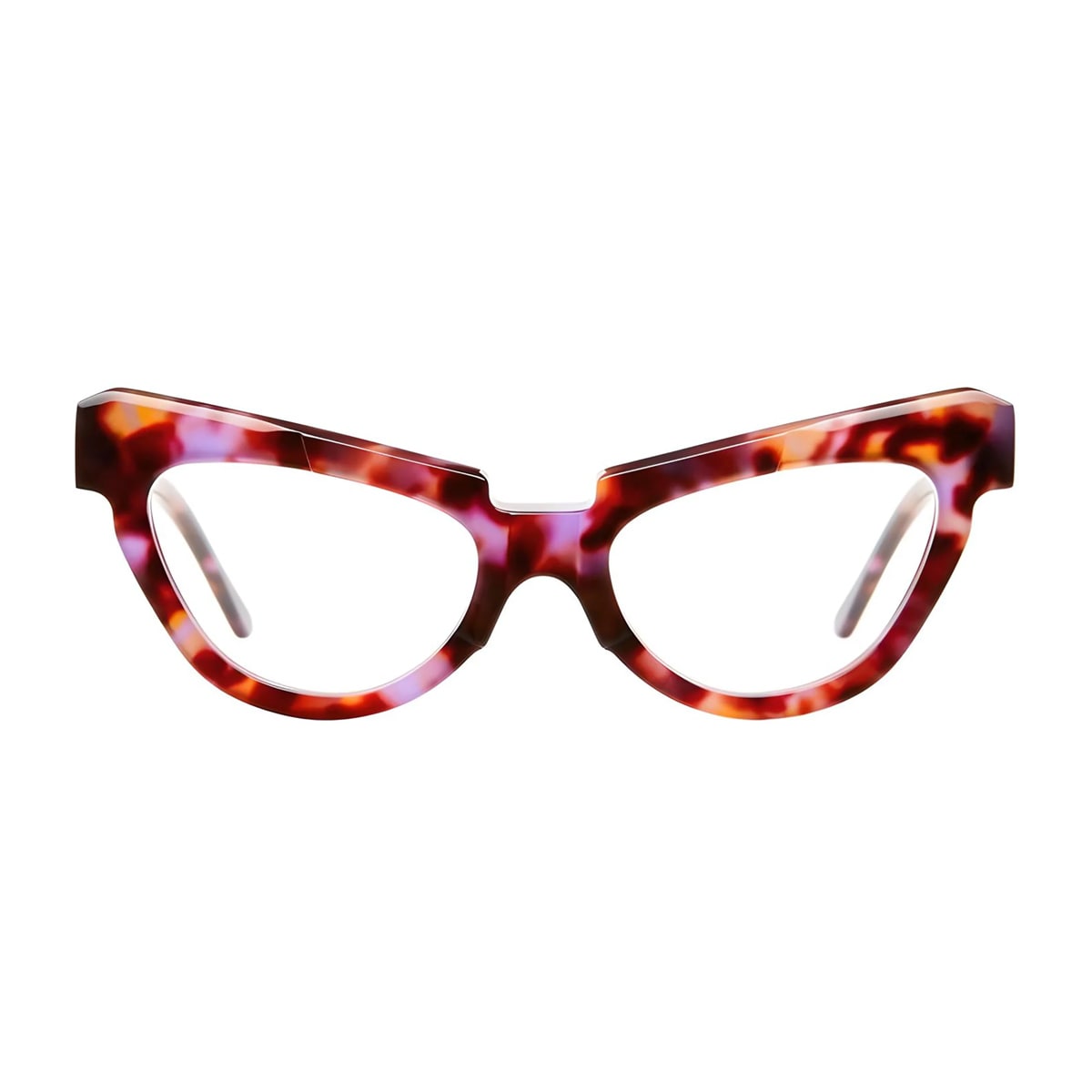 Shop Kuboraum Maske K39 Tv Violet Tortoise Glasses In Viola