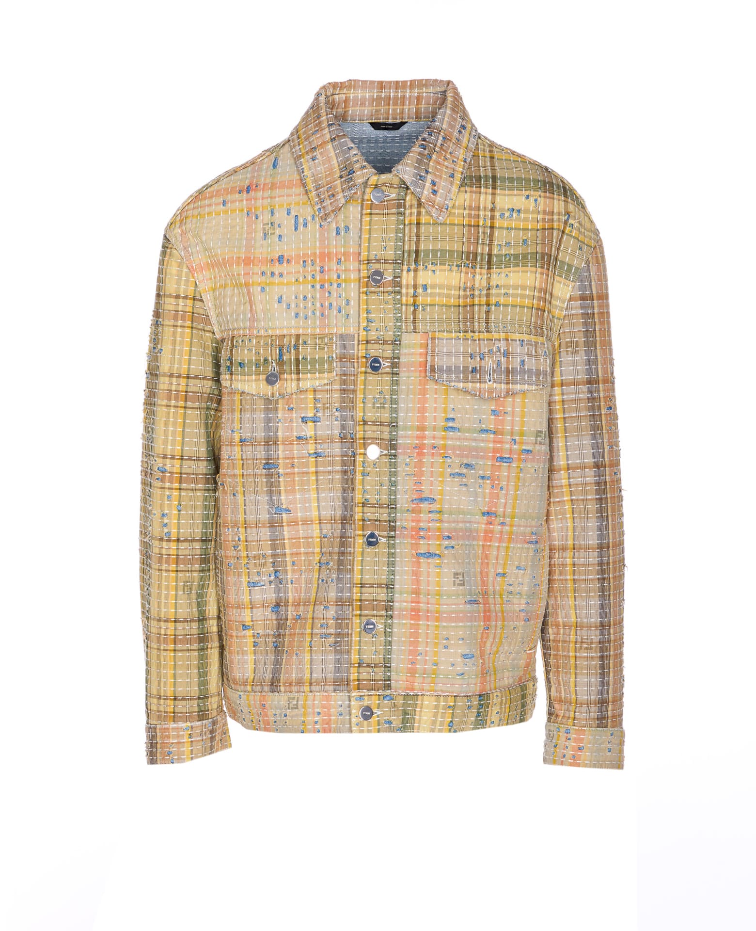 Fendi Patchwork Jeans Jacket
