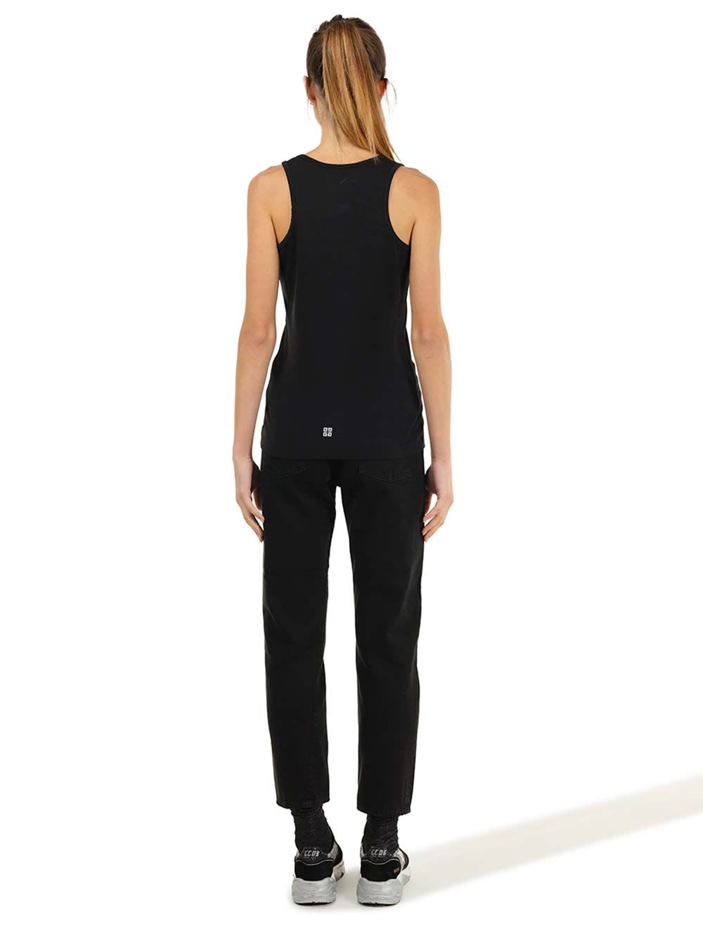 Shop Givenchy Crew-neck Halterneck Top In Black