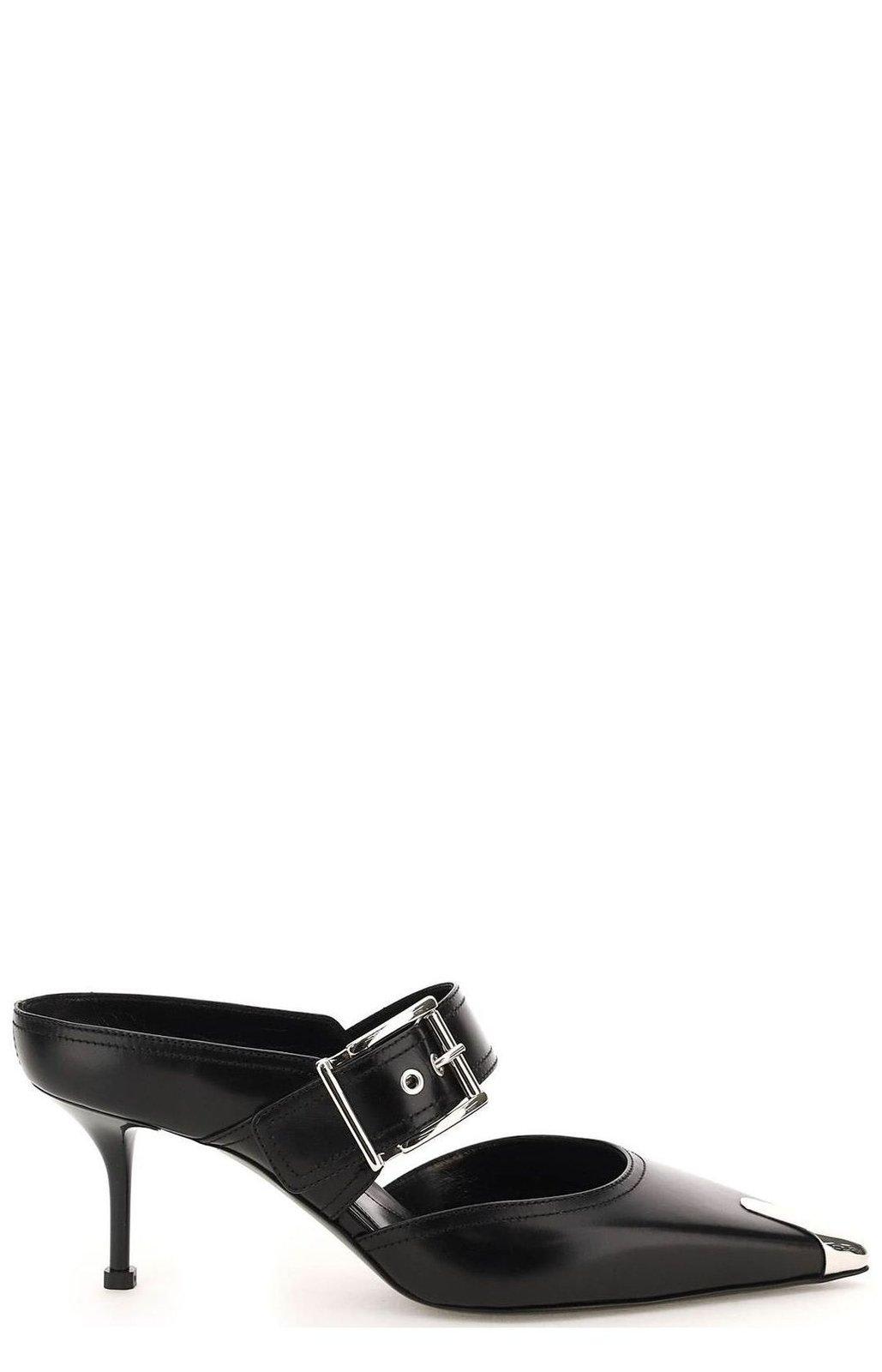 Alexander McQueen Pointed-toe Heeled Mules