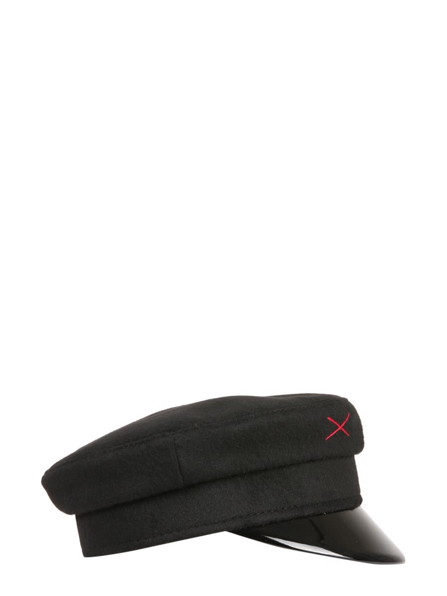 Shop Ruslan Baginskiy Baker Boy Hat In Black