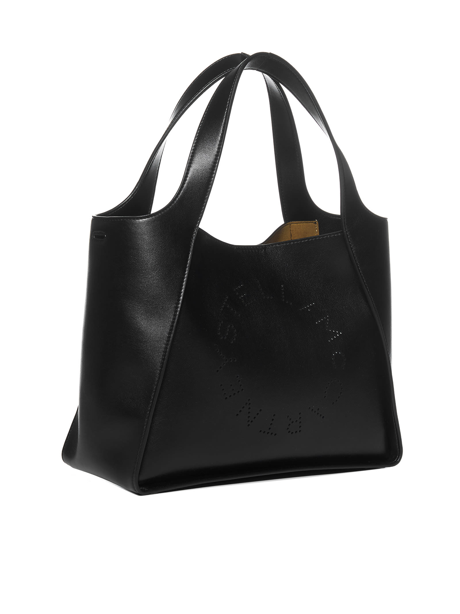 Stella Mccartney Stella Logo Shoulder Bag In Black