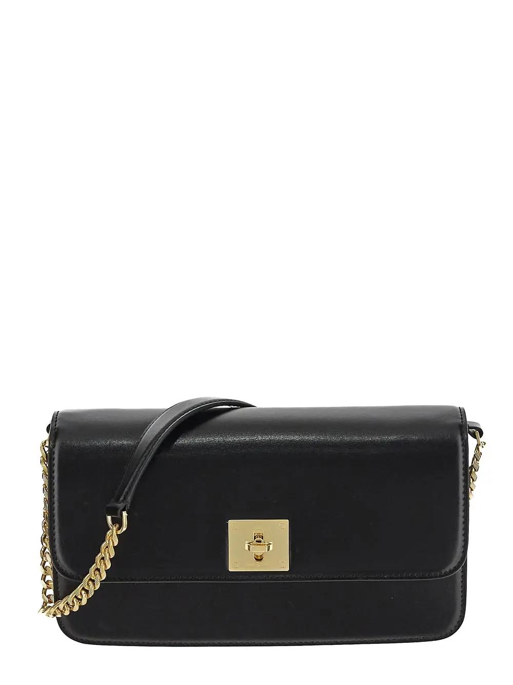 Golden Goose Chain Strap Rectangular Shape Bag In Black