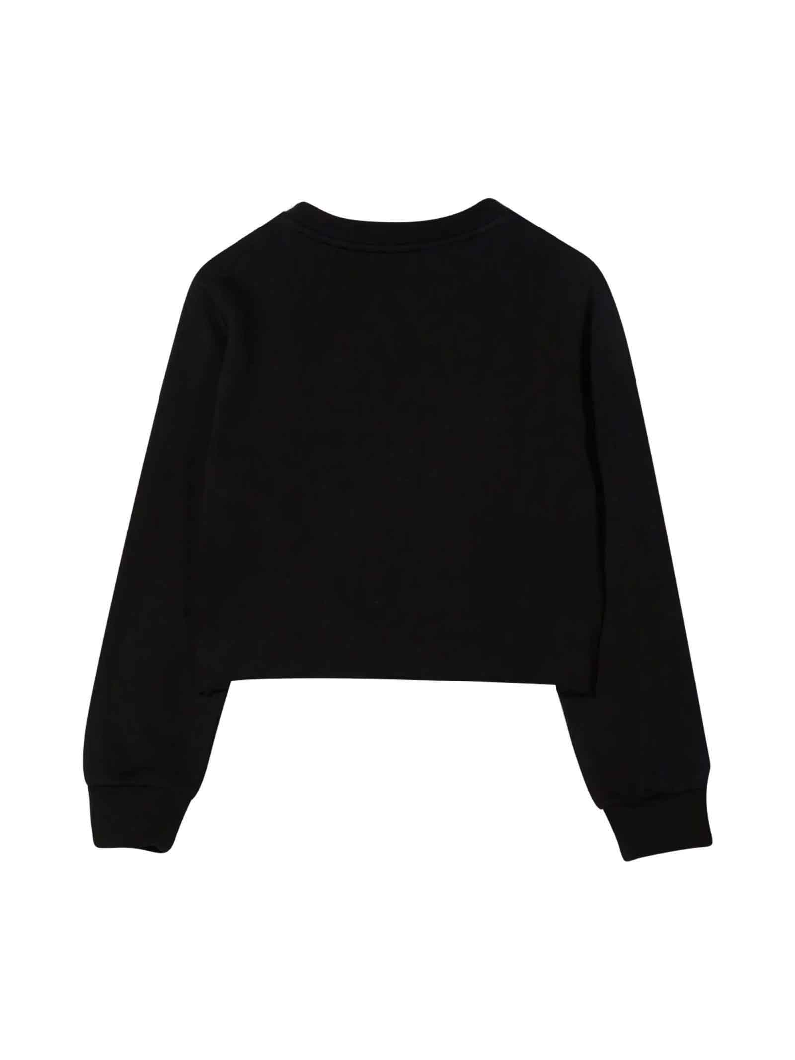 Shop Balmain Black Sweatshirt With Logo In Nero