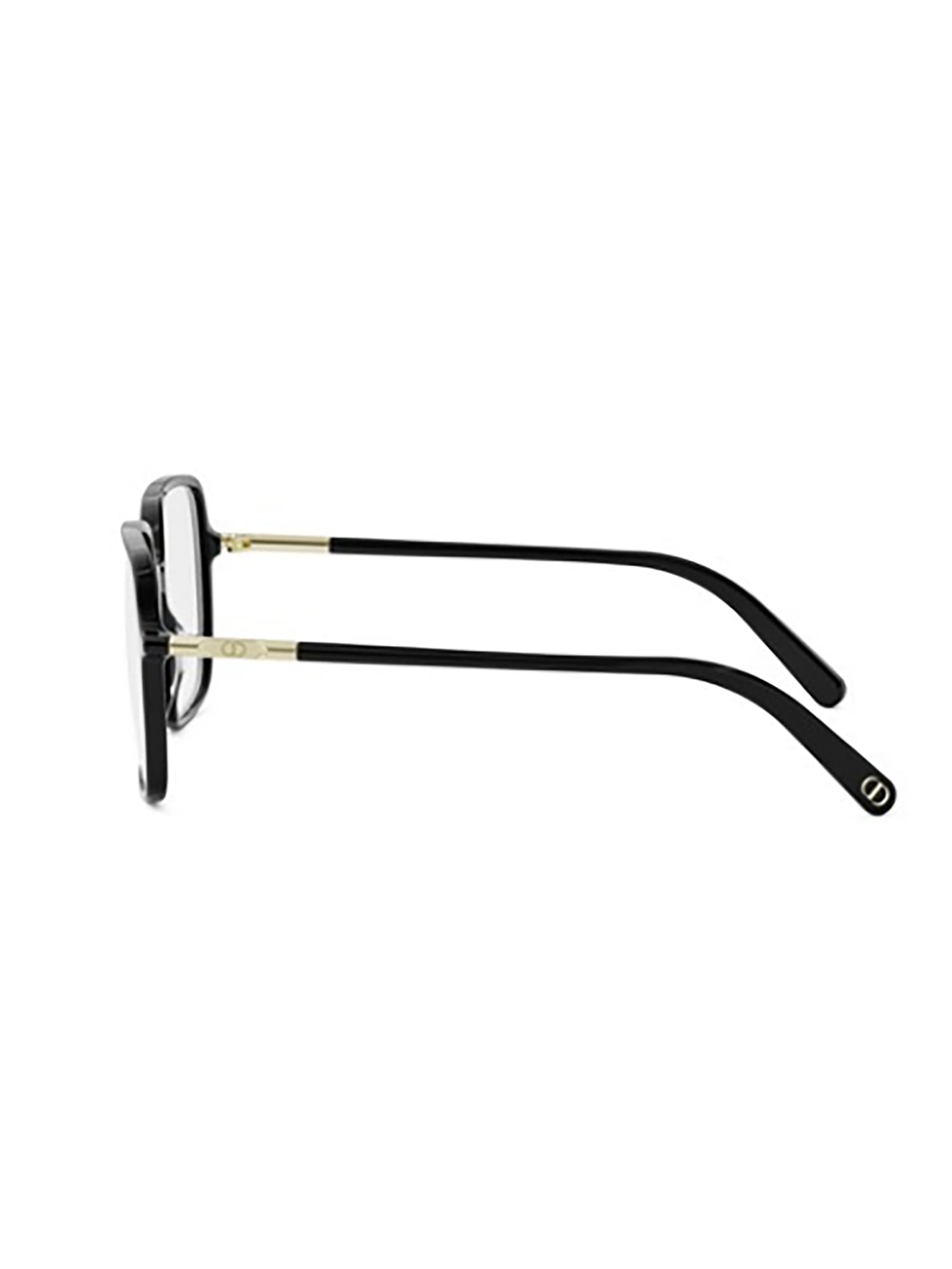 Dior Mini Cd O S2i Eyewear In Black