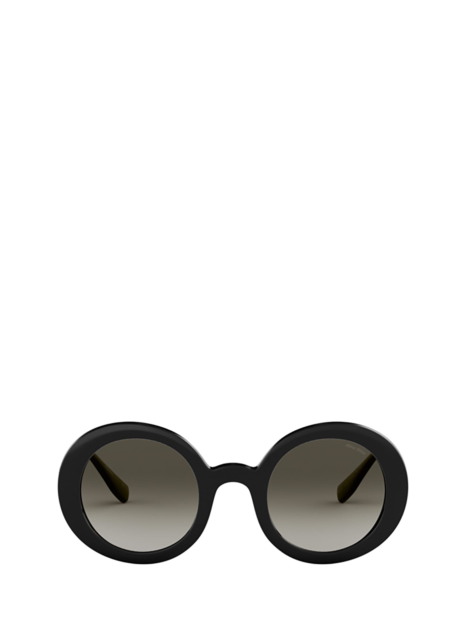 Miu Miu Eyewear Miu Miu Mu 06us Black Sunglasses