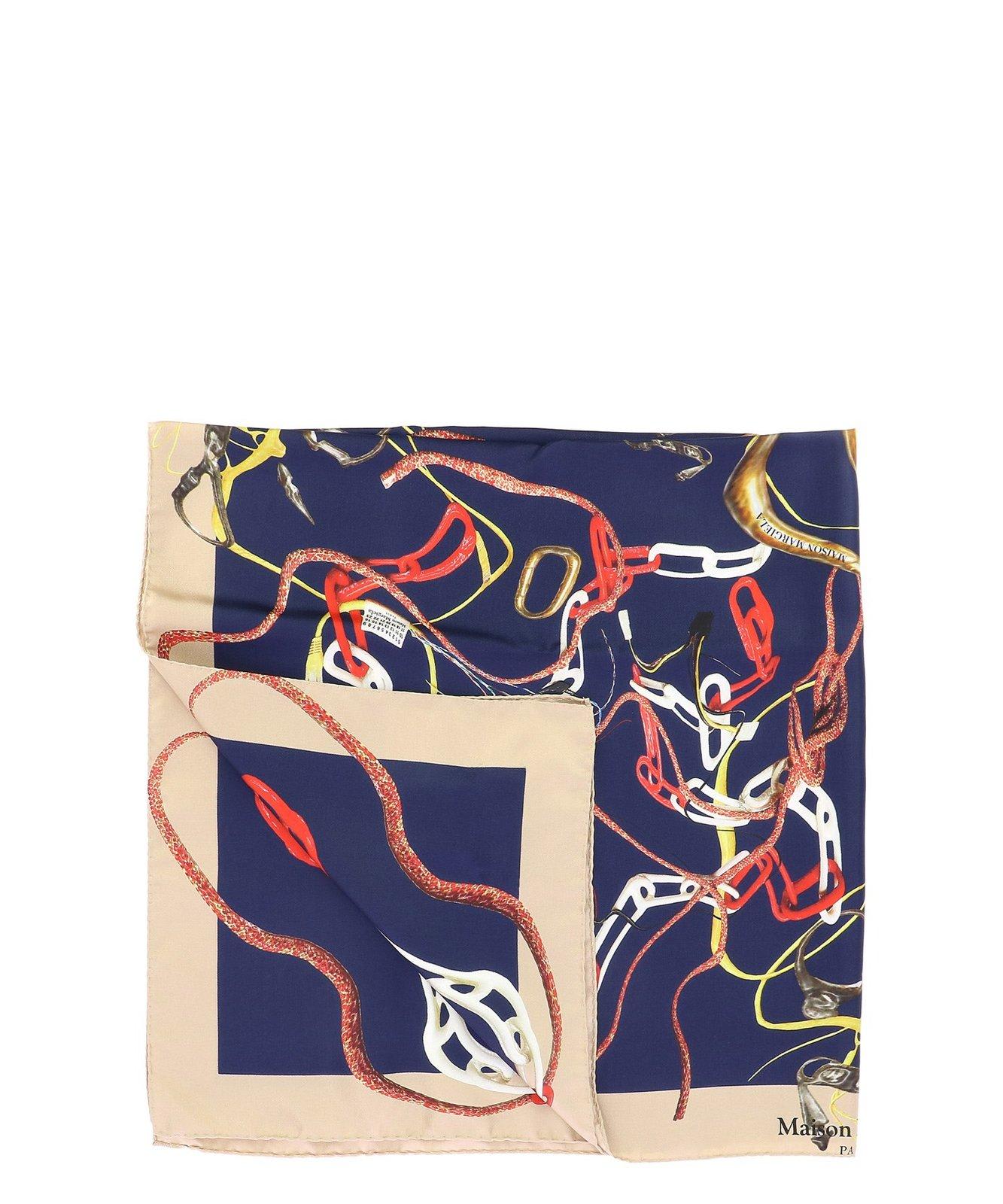 Maison Margiela Abstract Print Scarf In Nd