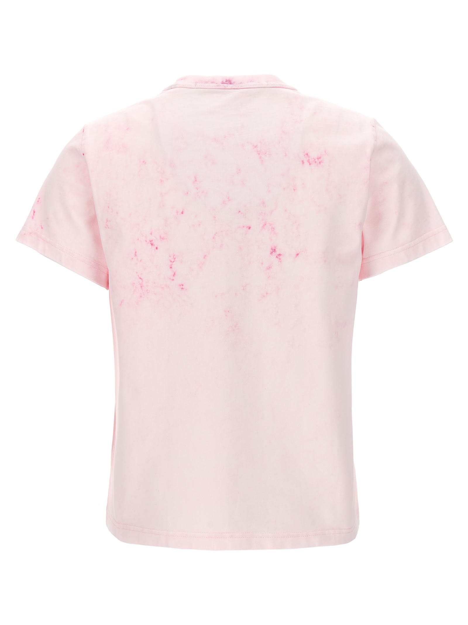 Shop Alexander Wang We Love Our Customers T-shirt In Lt Pink Bleach Out