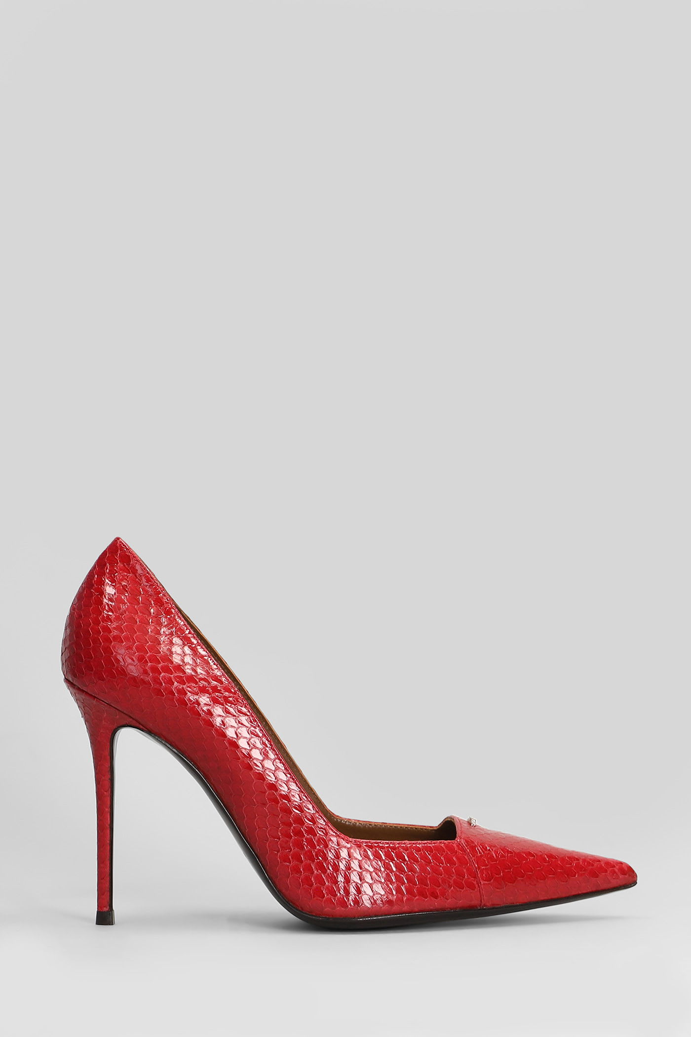 Giuseppe Zanotti Raquel 105 Pumps In Red Leather In Red