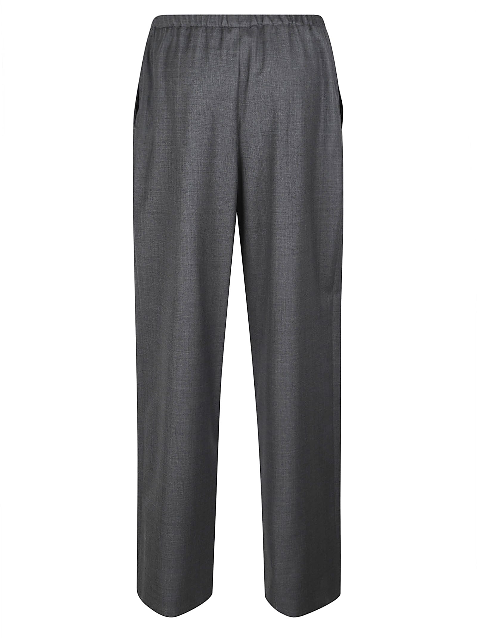 Loulou Studio Cove Lds Wide Leg Pant In Gray