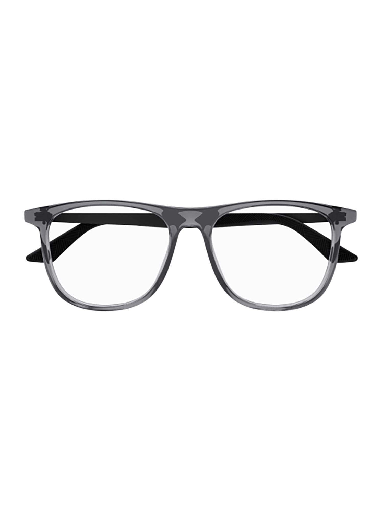 Shop Montblanc Mb0332o Eyewear In Grey Black Transparen